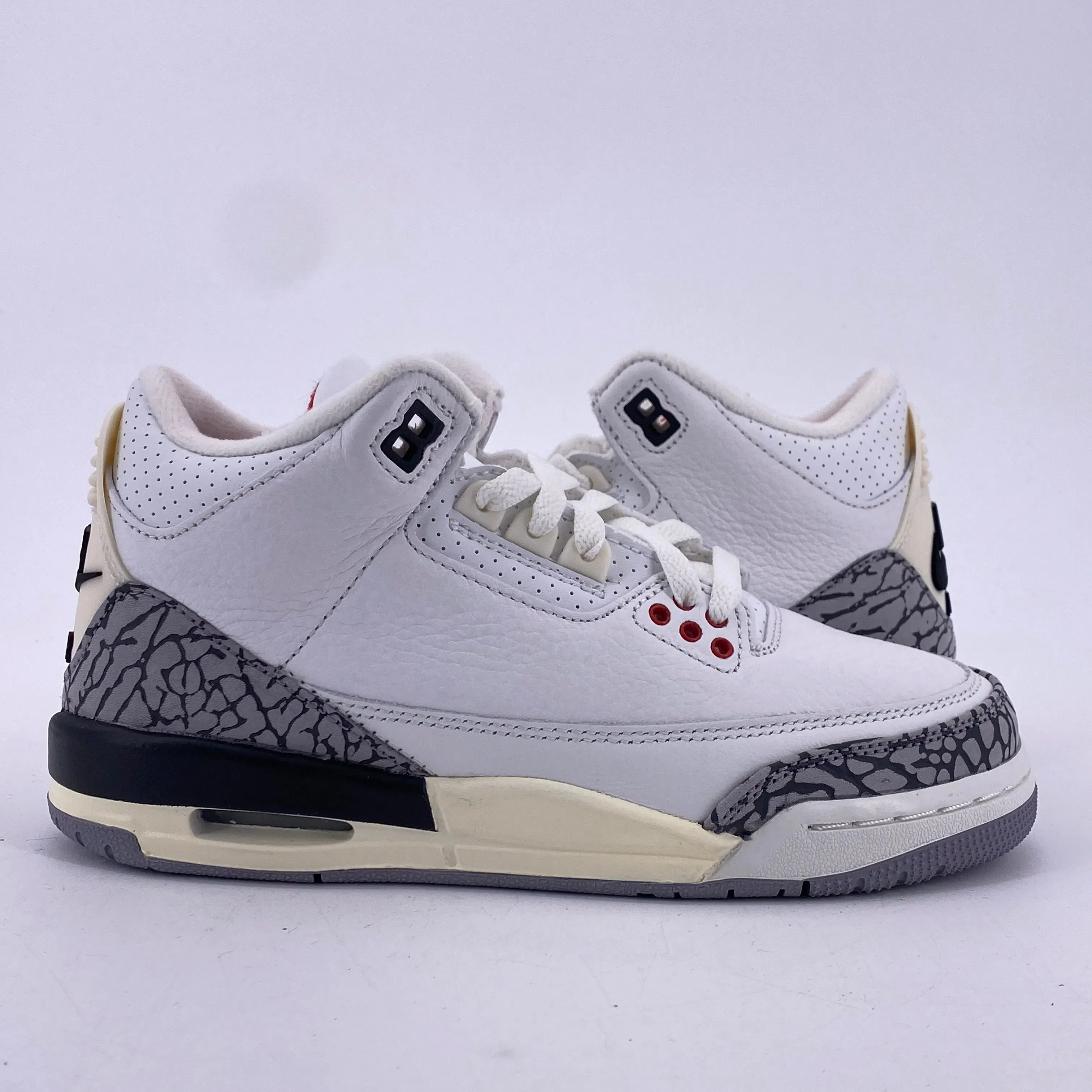Air Jordan (GS) 3 Retro "White Cement Reimagined" 2023 New Size 4Y