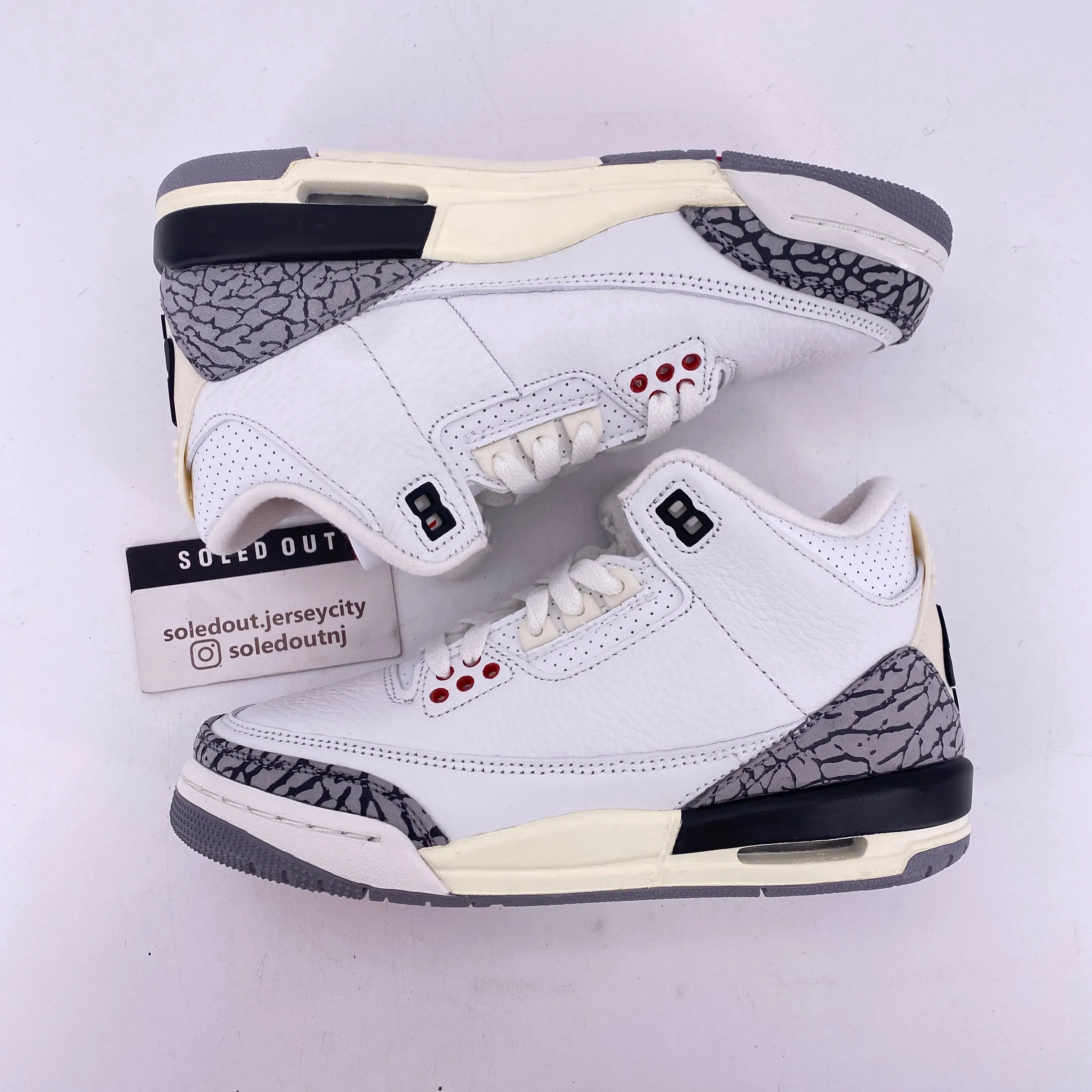 Air Jordan (GS) 3 Retro "White Cement Reimagined" 2023 New Size 4Y