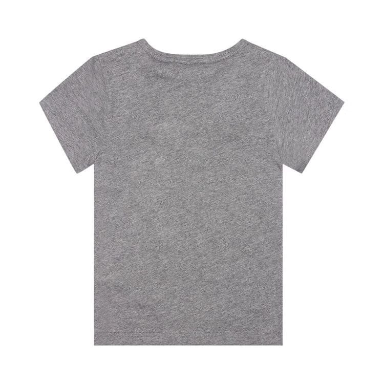 Acne Studios Kids Nash Face T-Shirt Light Grey Melange