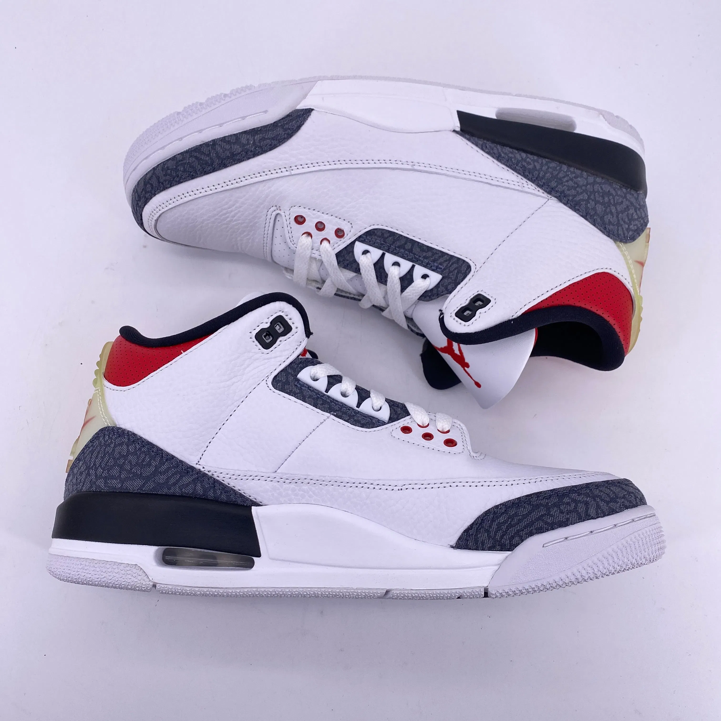 Air Jordan 3 Retro "Fire Red Denim" 2020 New Size 11