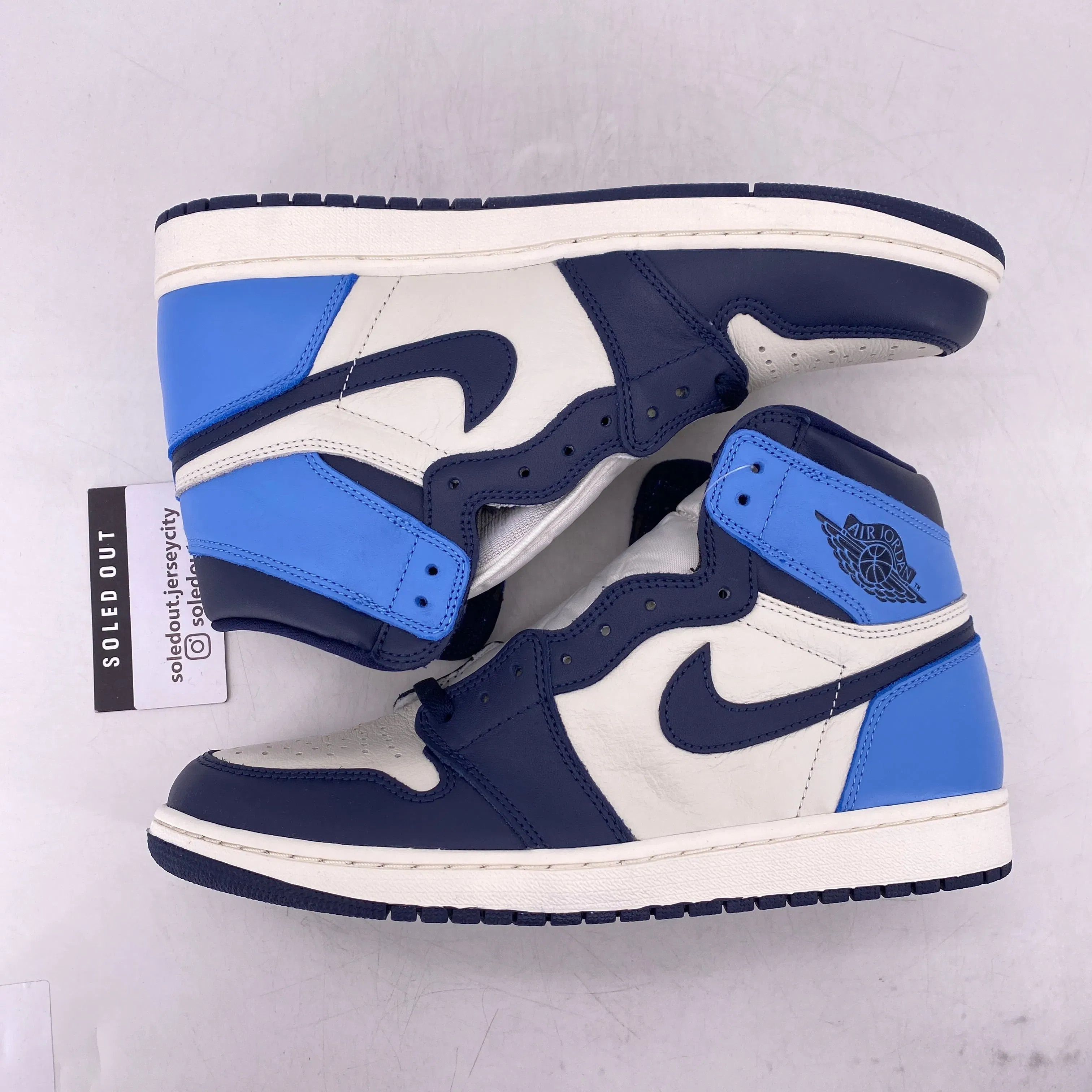 Air Jordan 1 Retro High OG "Unc Obsidian" 2019 New Size 10.5