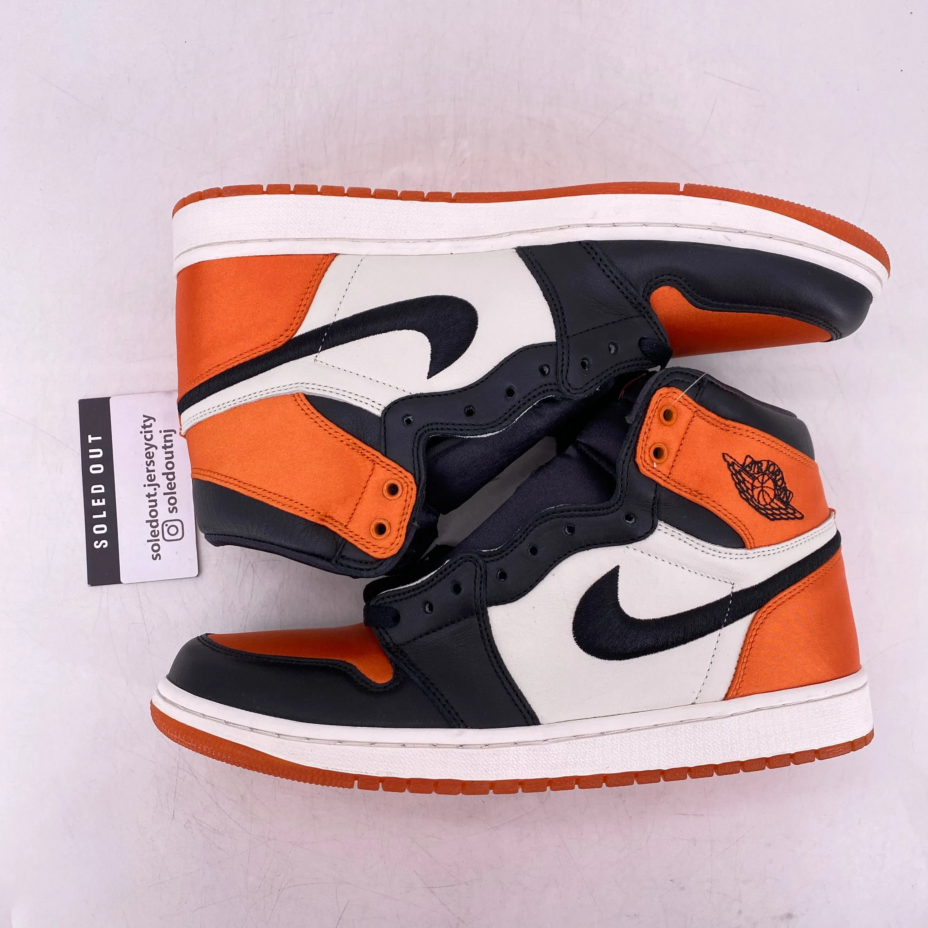 Air Jordan (W) 1 Retro High OG "Satin Sbb" 2018 New Size 12W