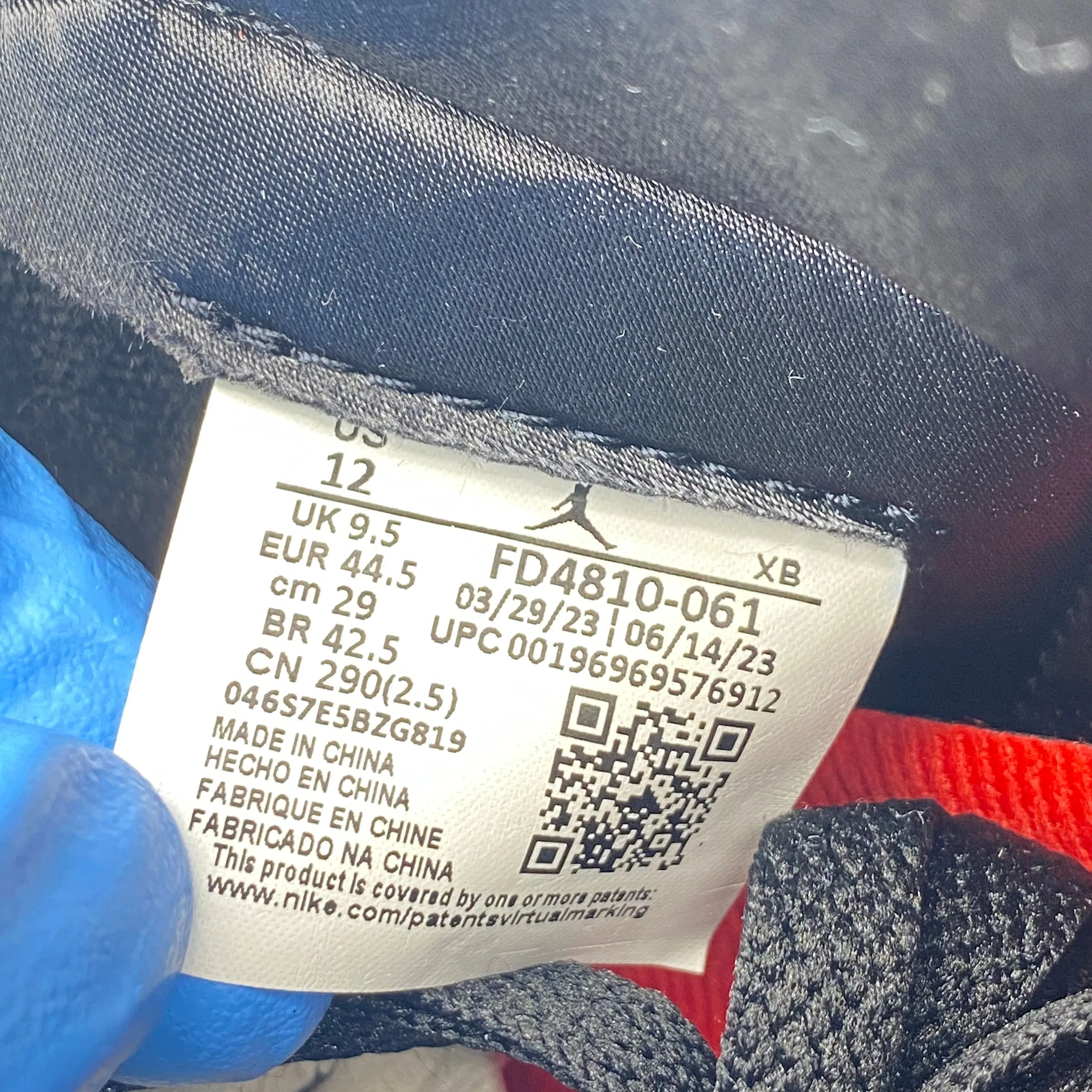 Air Jordan (W) 1 Retro High OG "Satin Bred" 2023 New Size 12W