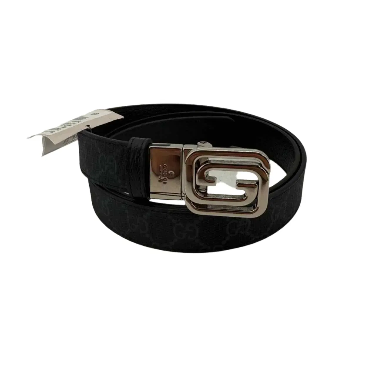 Gucci Belt "GG SUPREME" New Black Size 46