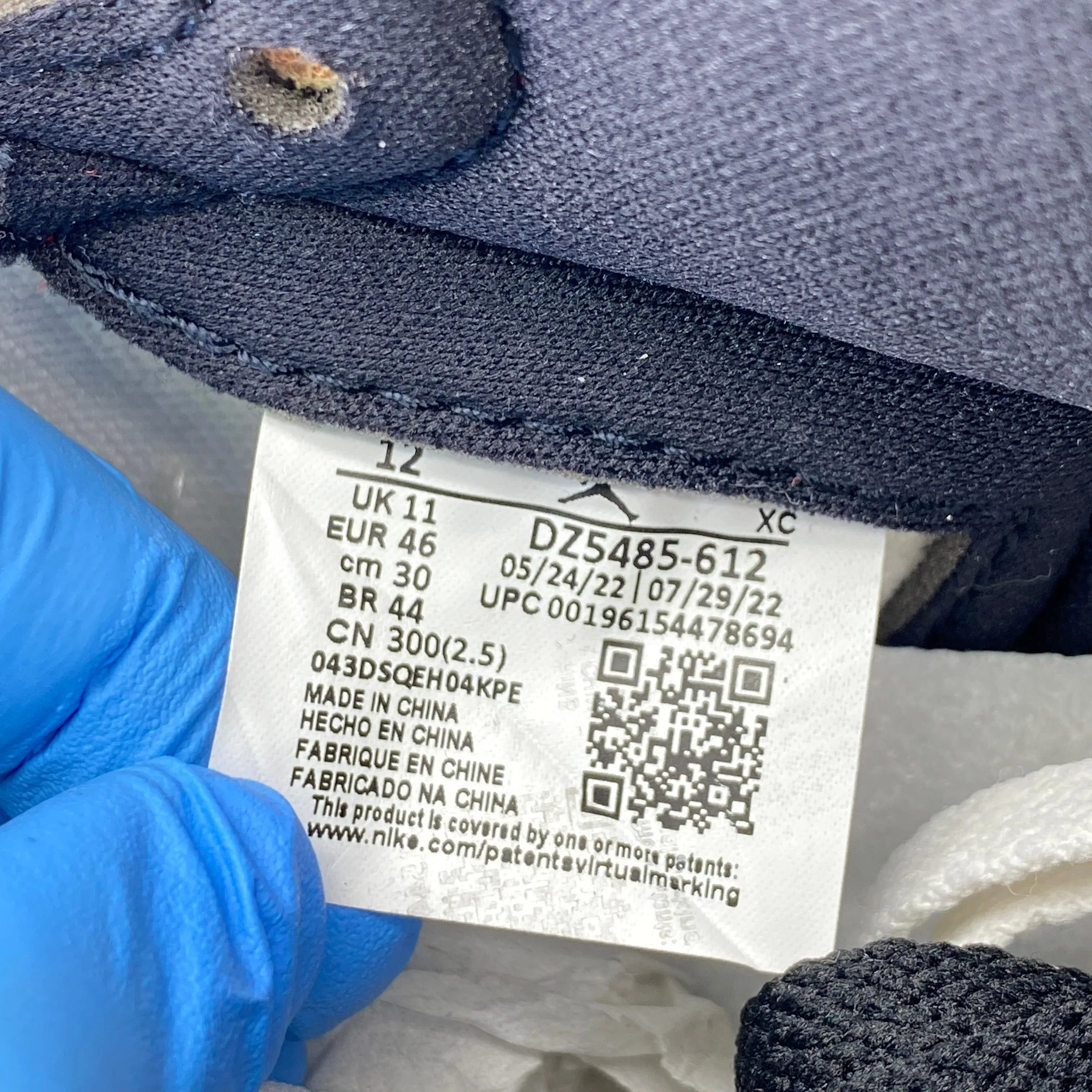 Air Jordan 1 Retro High OG "Lost And Found" 2022 New Size 12