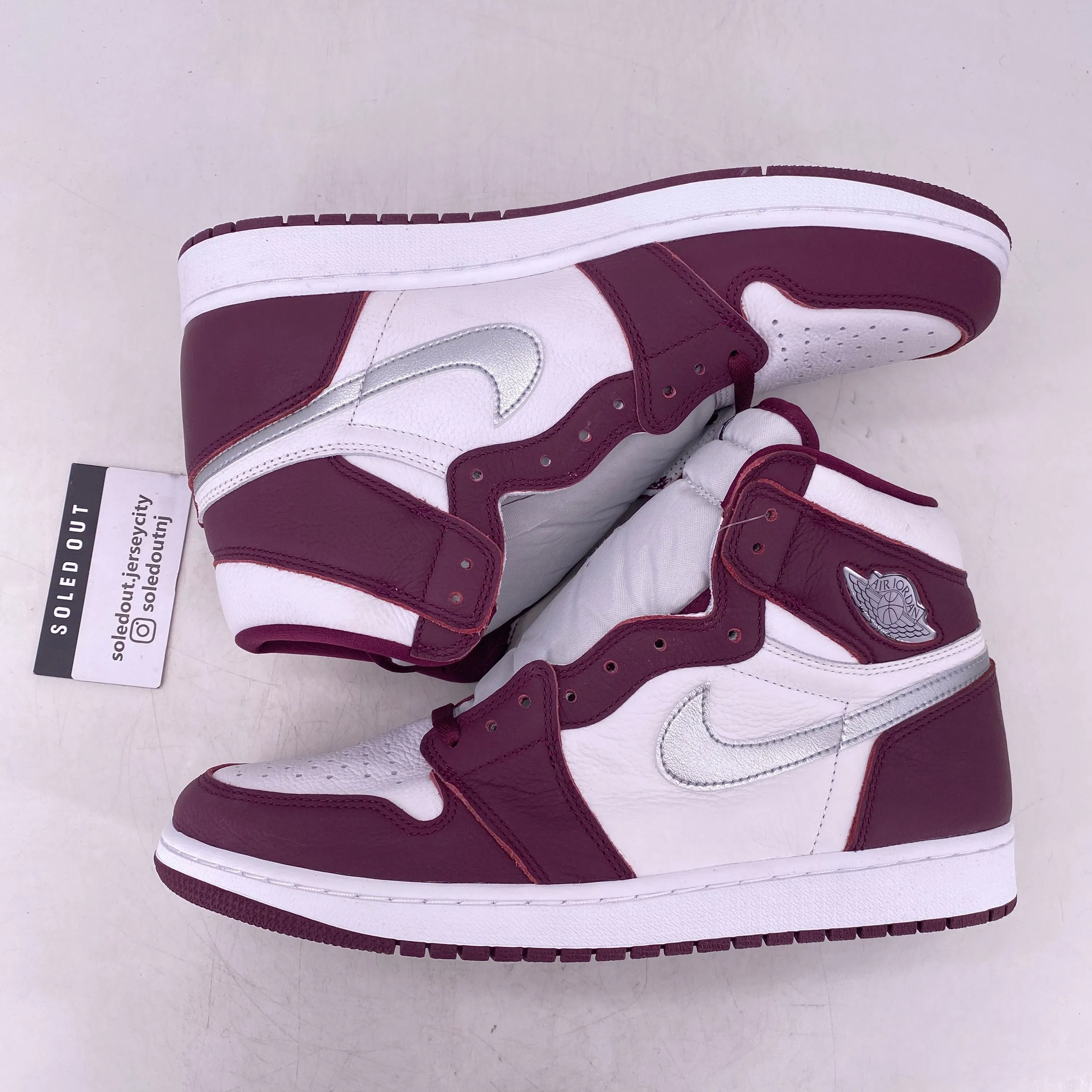 Air Jordan 1 Retro High OG "Bordeaux" 2021 New Size 12