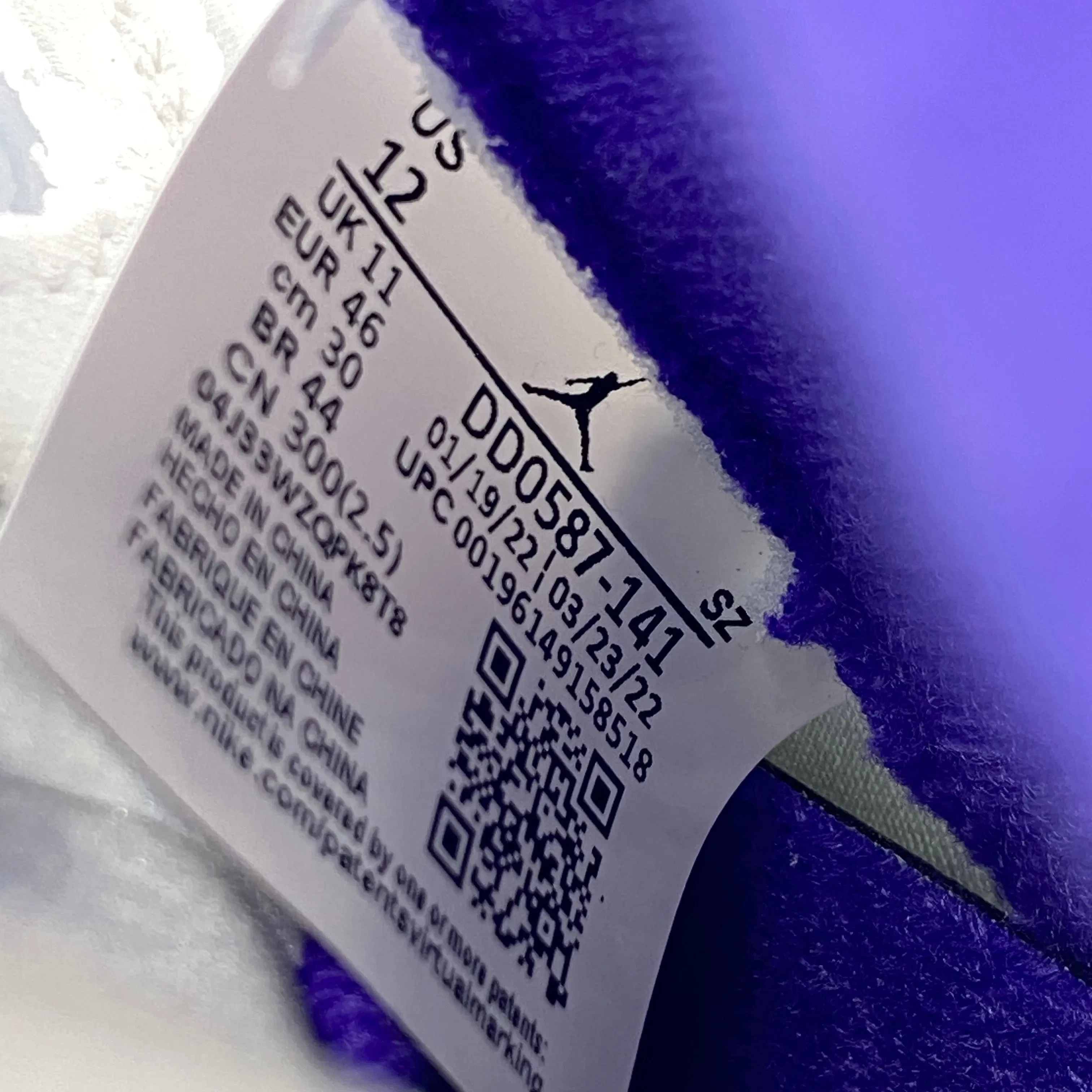 Air Jordan 5 Retro "Dark Concord" 2022 New (Cond) Size 12