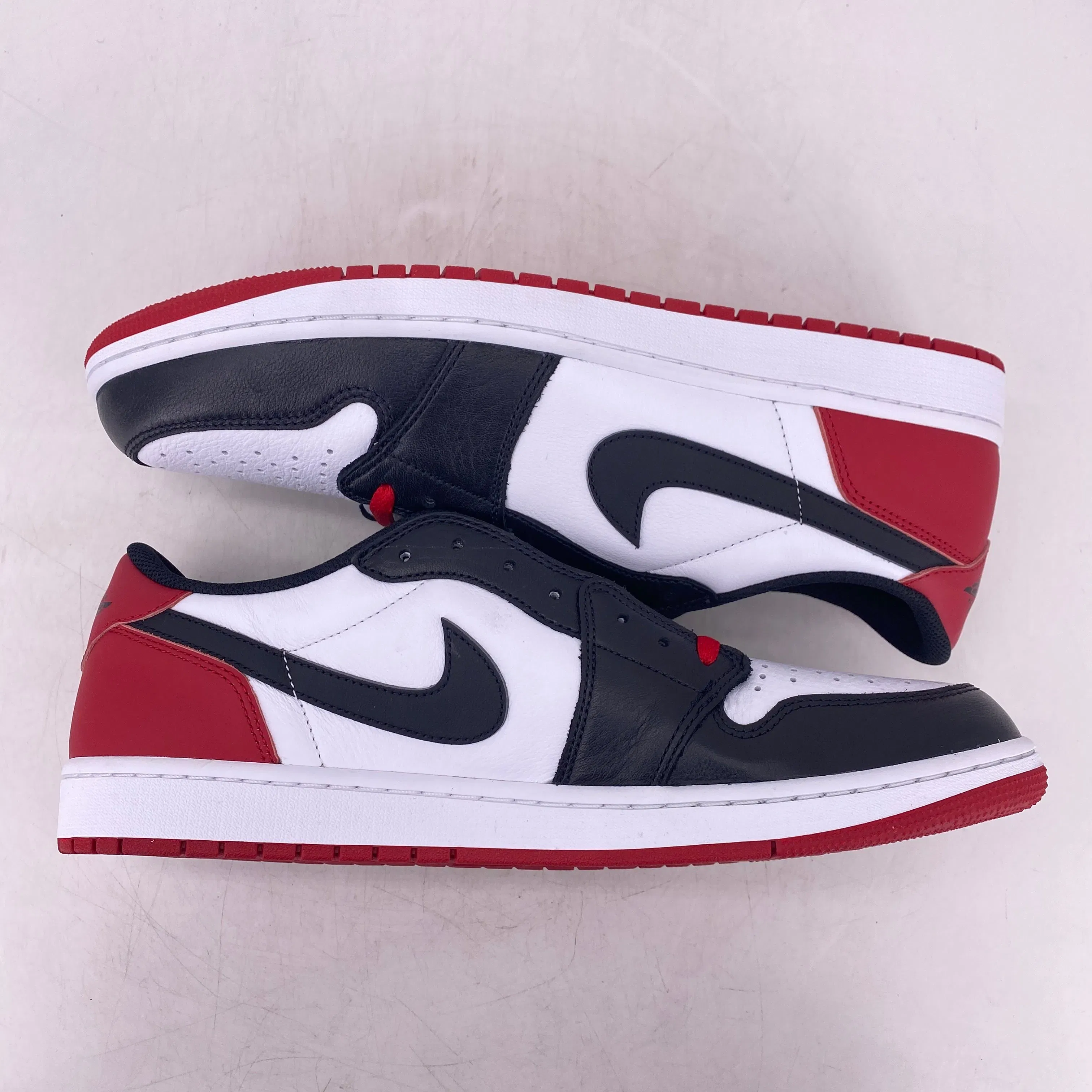 Air Jordan 1 Retro Low "Black Toe" 2023 New Size 14