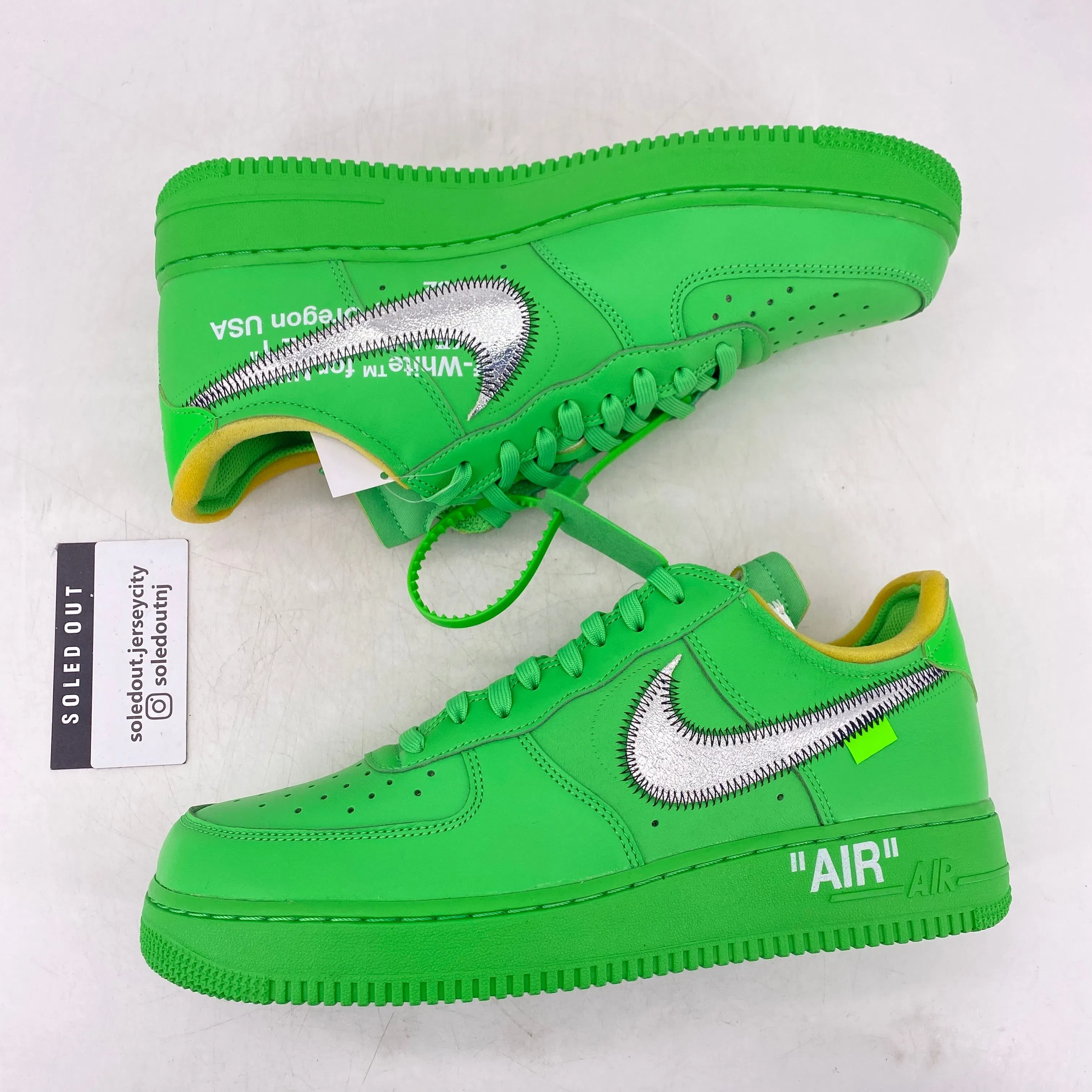 Nike Air Force 1 Low / OW "Brooklyn" 2022 New Size 10.5
