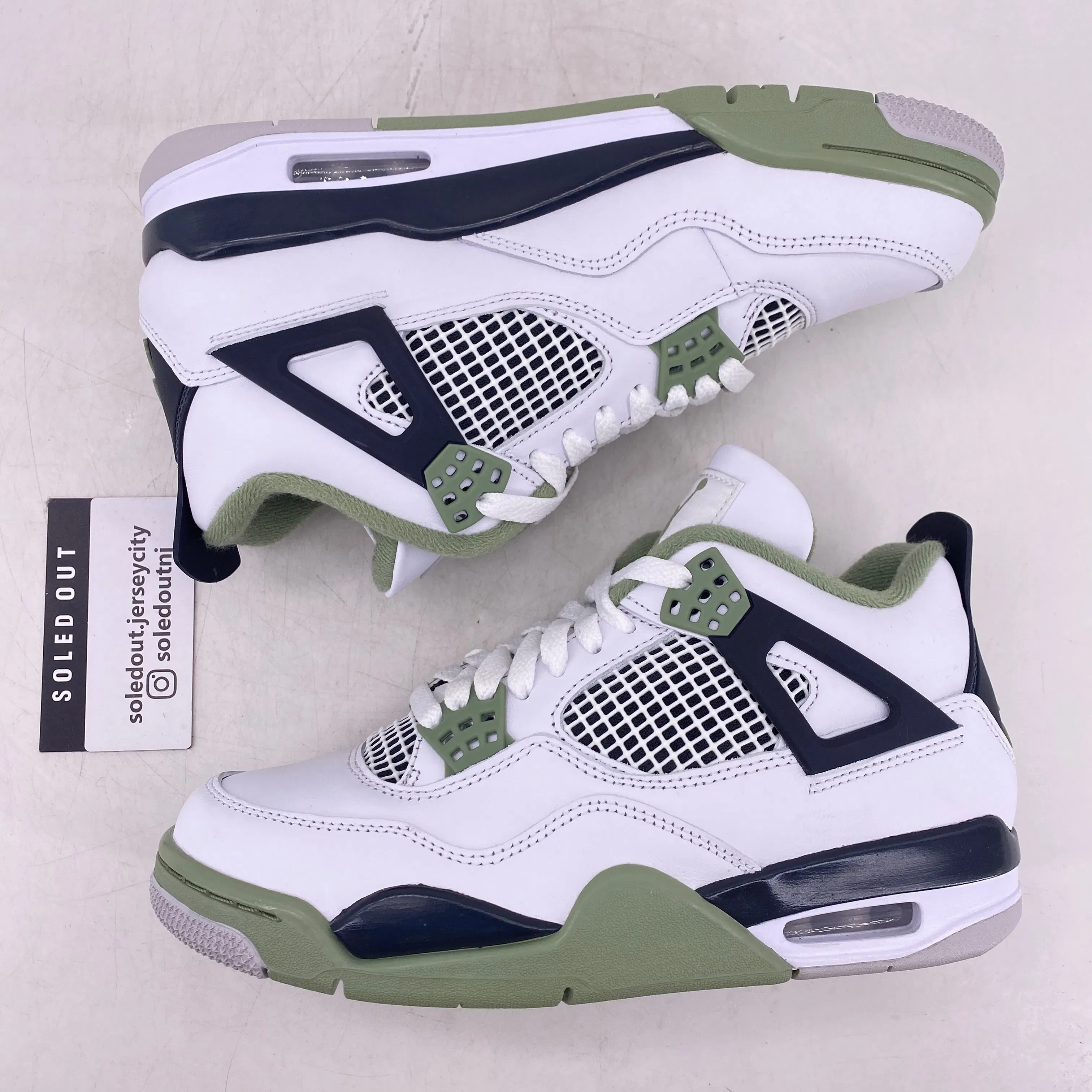 Air Jordan (W) 4 Retro "Seafoam" 2023 New Size 8.5W