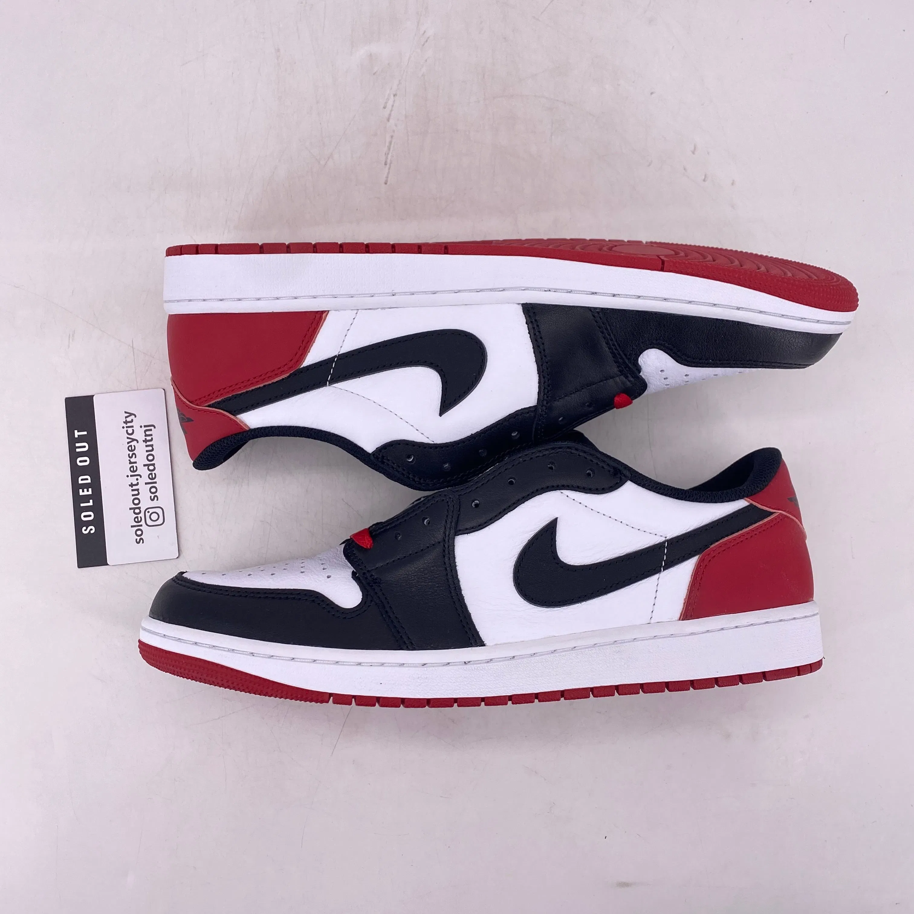 Air Jordan 1 Retro Low "Black Toe" 2023 New Size 13