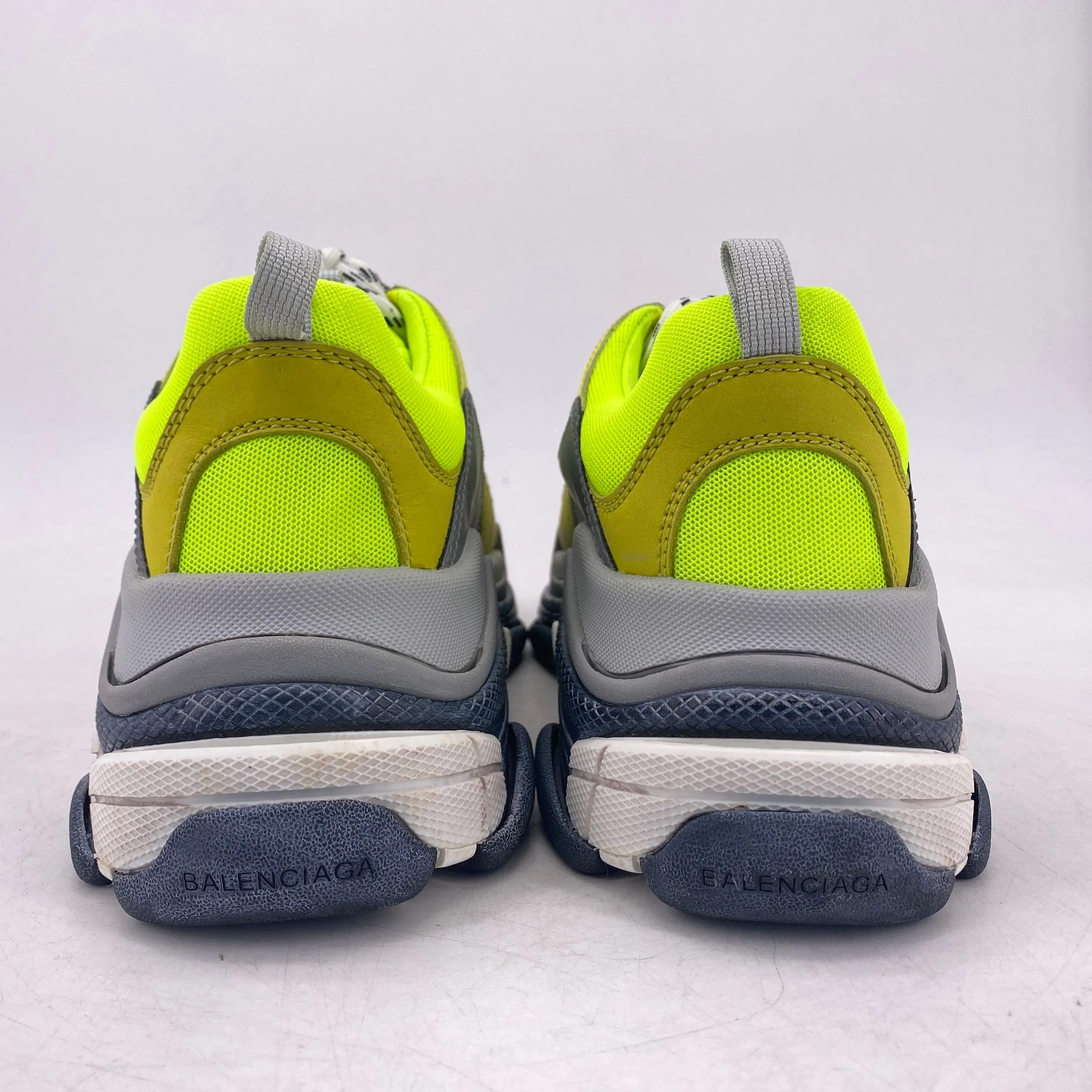 Balenciaga (W) Triple S Sneaker "Yellow Fluo" 2018 New Size 41W