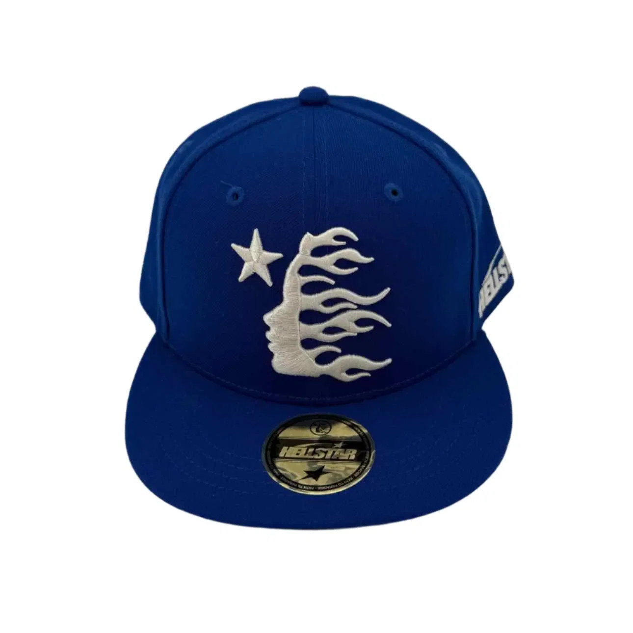Hellstar Fitted Hat "LOGO" New Blue Size 8