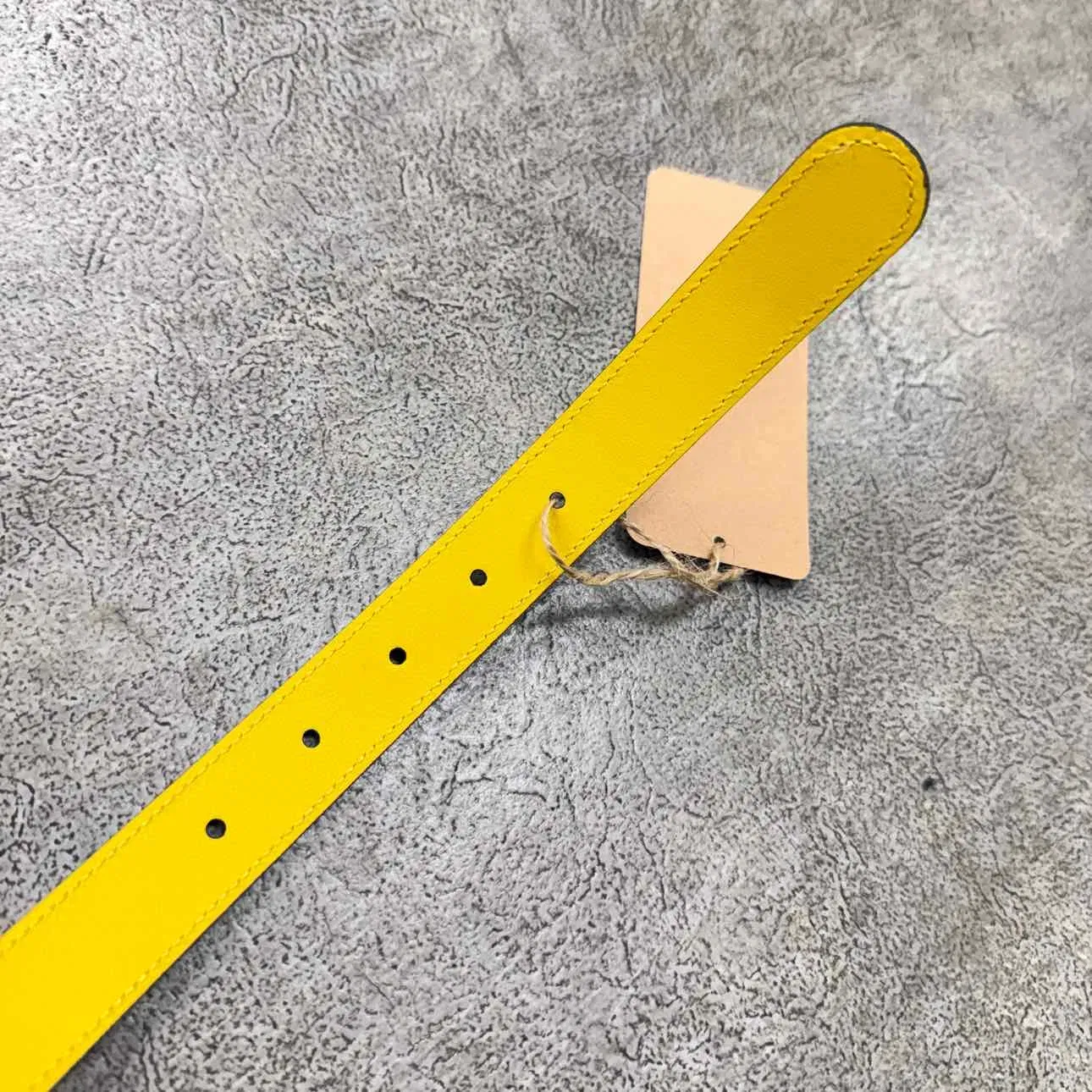 Gucci (W) Belt "POLKA DOT" New Yellow Size 34