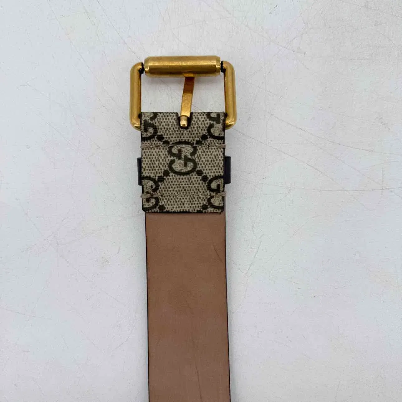 Gucci Belt "SNAKE" New Beige Size 85