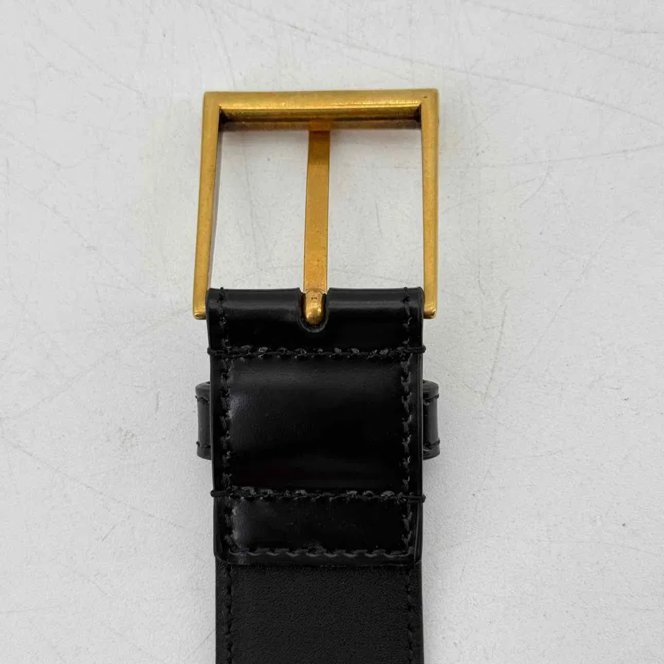 Gucci Belt "MONOGRAM SUPREME" New Black Size 80