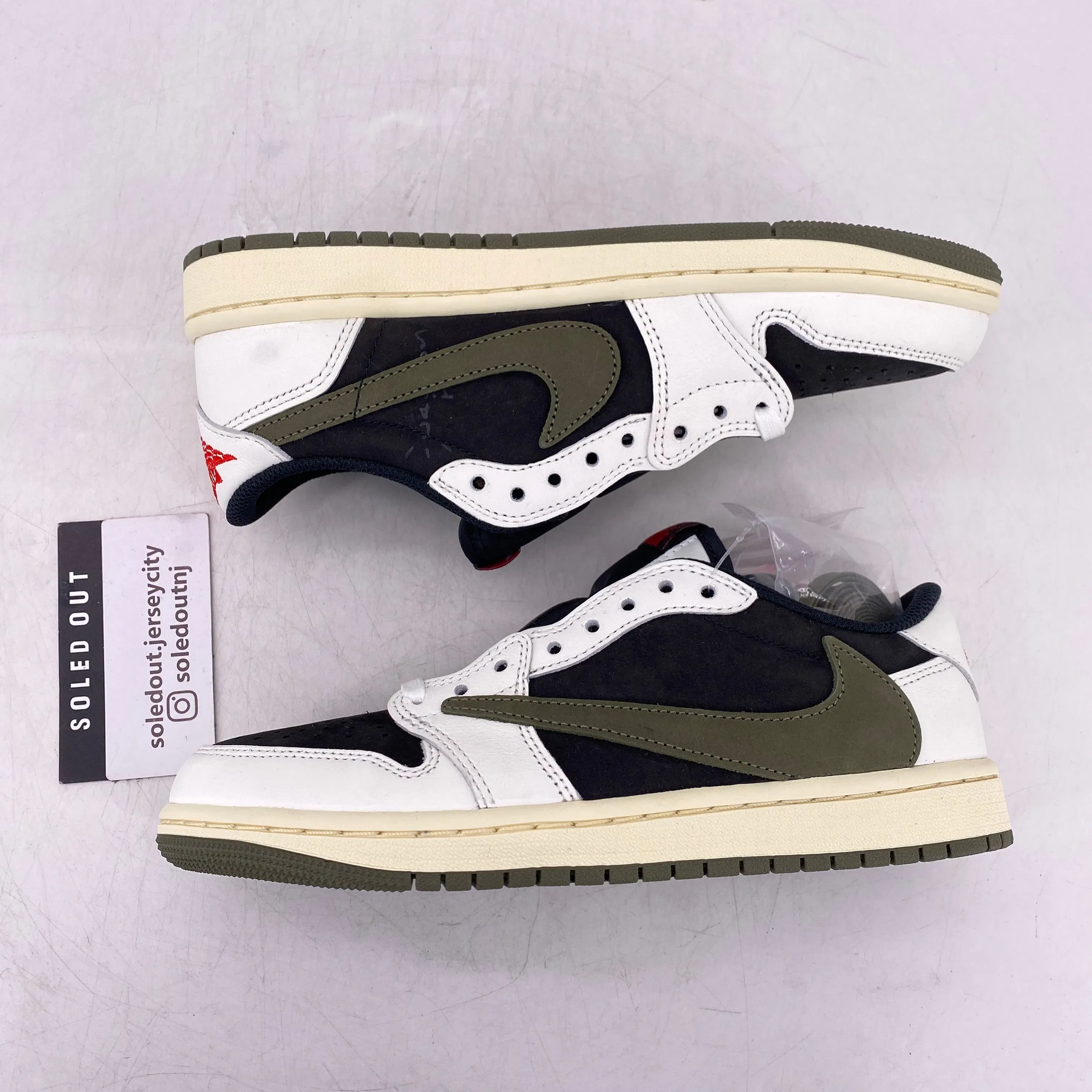 Air Jordan (W) 1 Low "Travis Scott Olive" 2023 New Size 6.5W