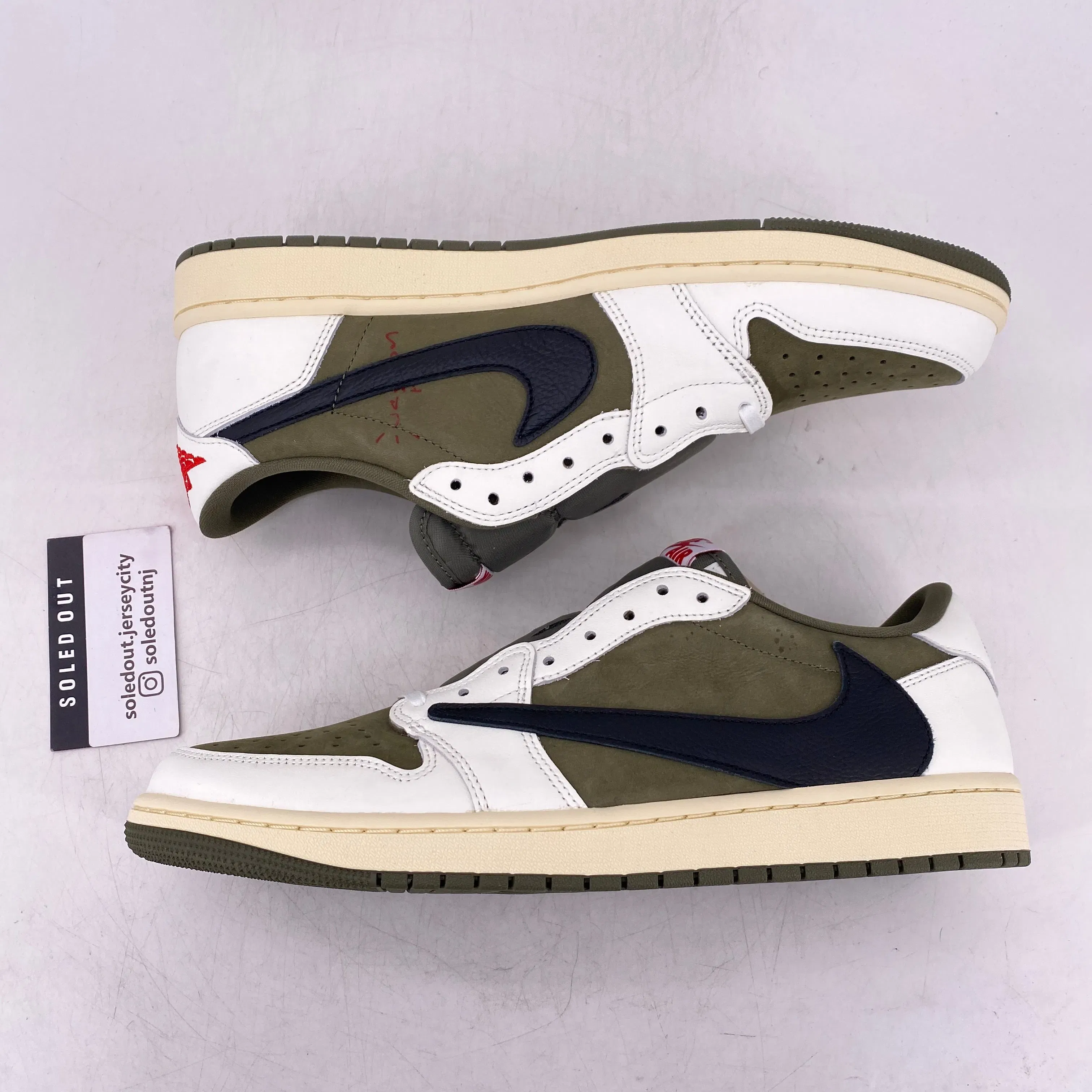 Air Jordan 1 Low OG SP "Travis Scott Medium Olive" 2024 New Size 13