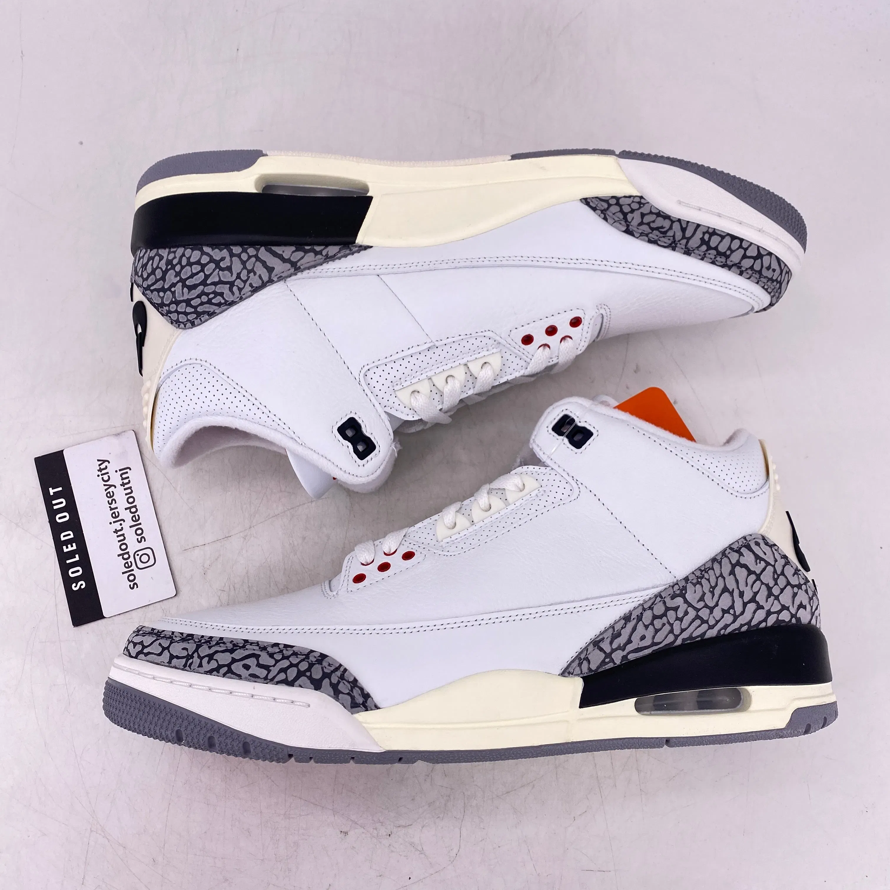Air Jordan 3 Retro "White Cement" 2023 New Size 12.5