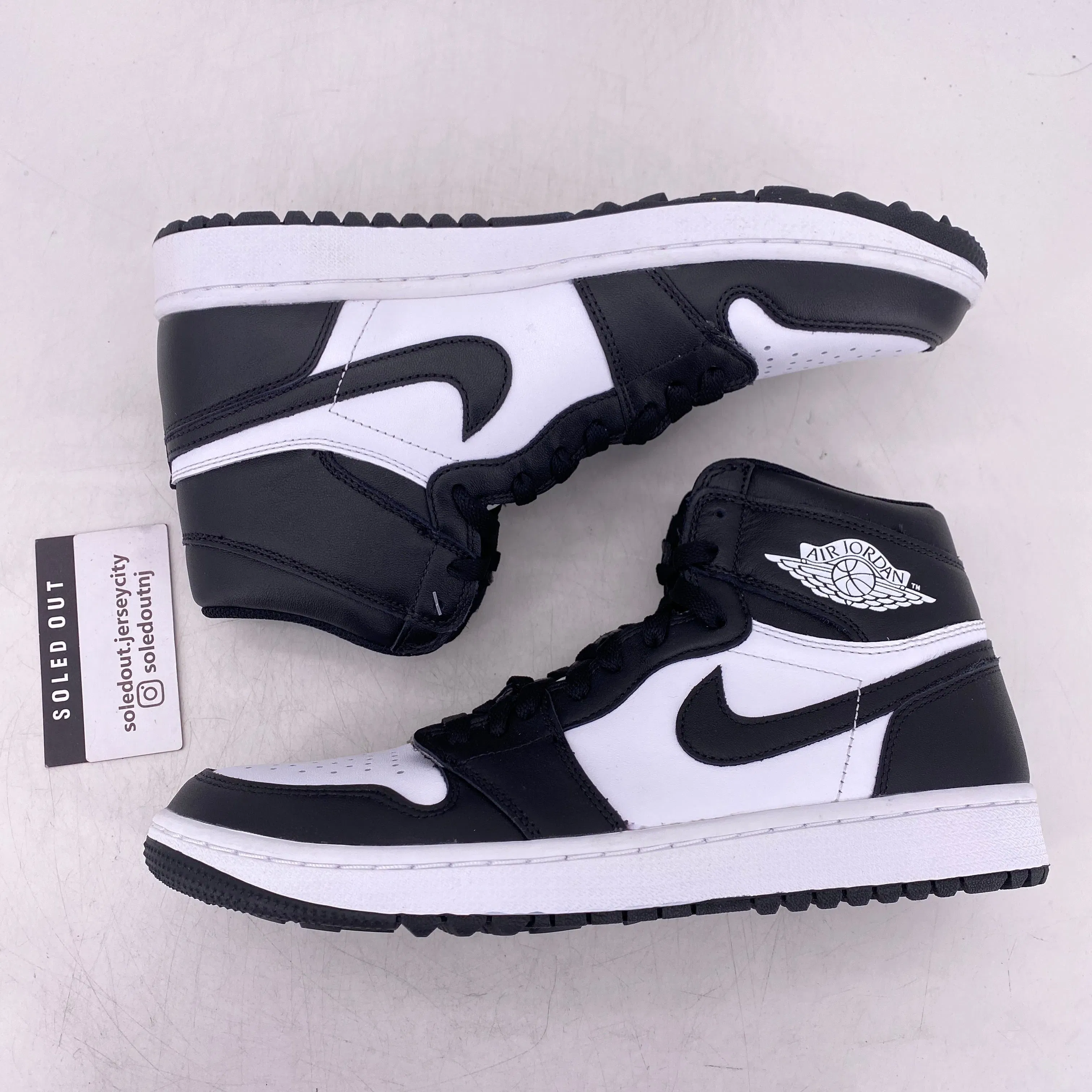 Air Jordan 1 High Golf "Black White" 2023 New Size 10.5