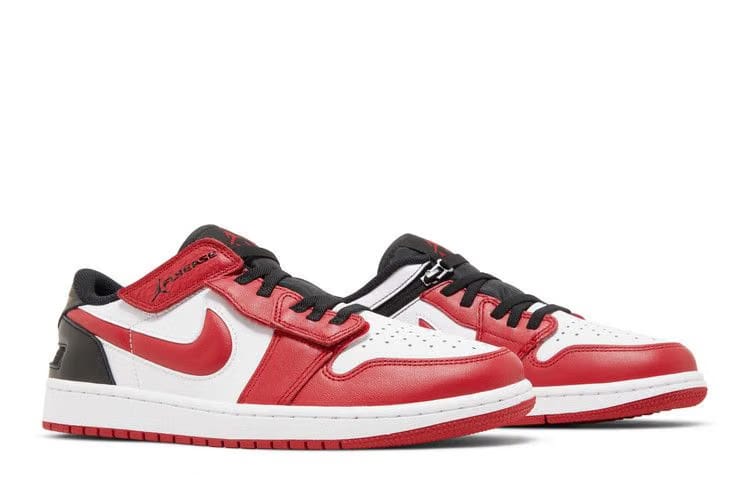 Air Jordan 1 Low Flyease White Gym Red
