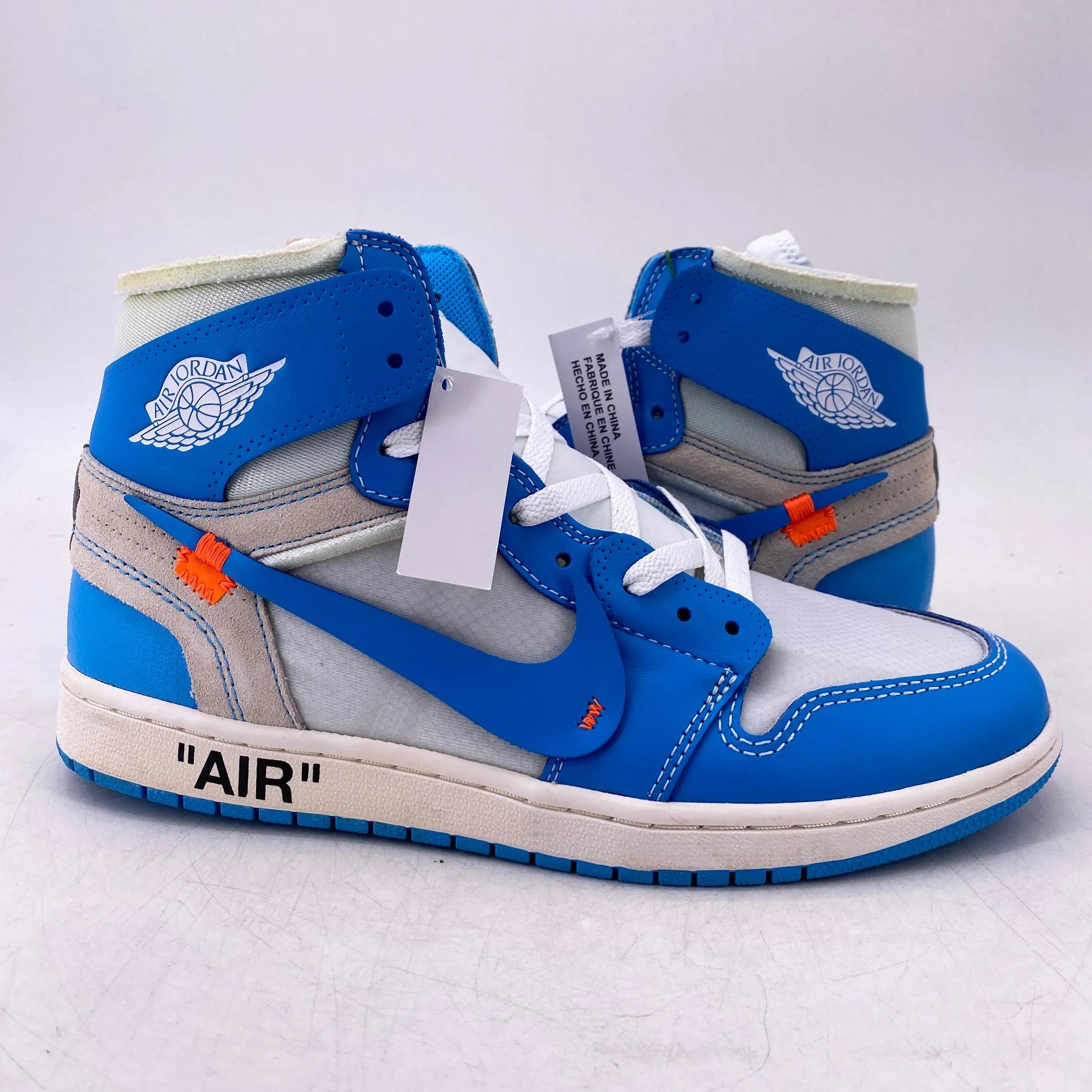 Air Jordan 1 Retro High OG "Off White Unc" 2018 New Size 10.5