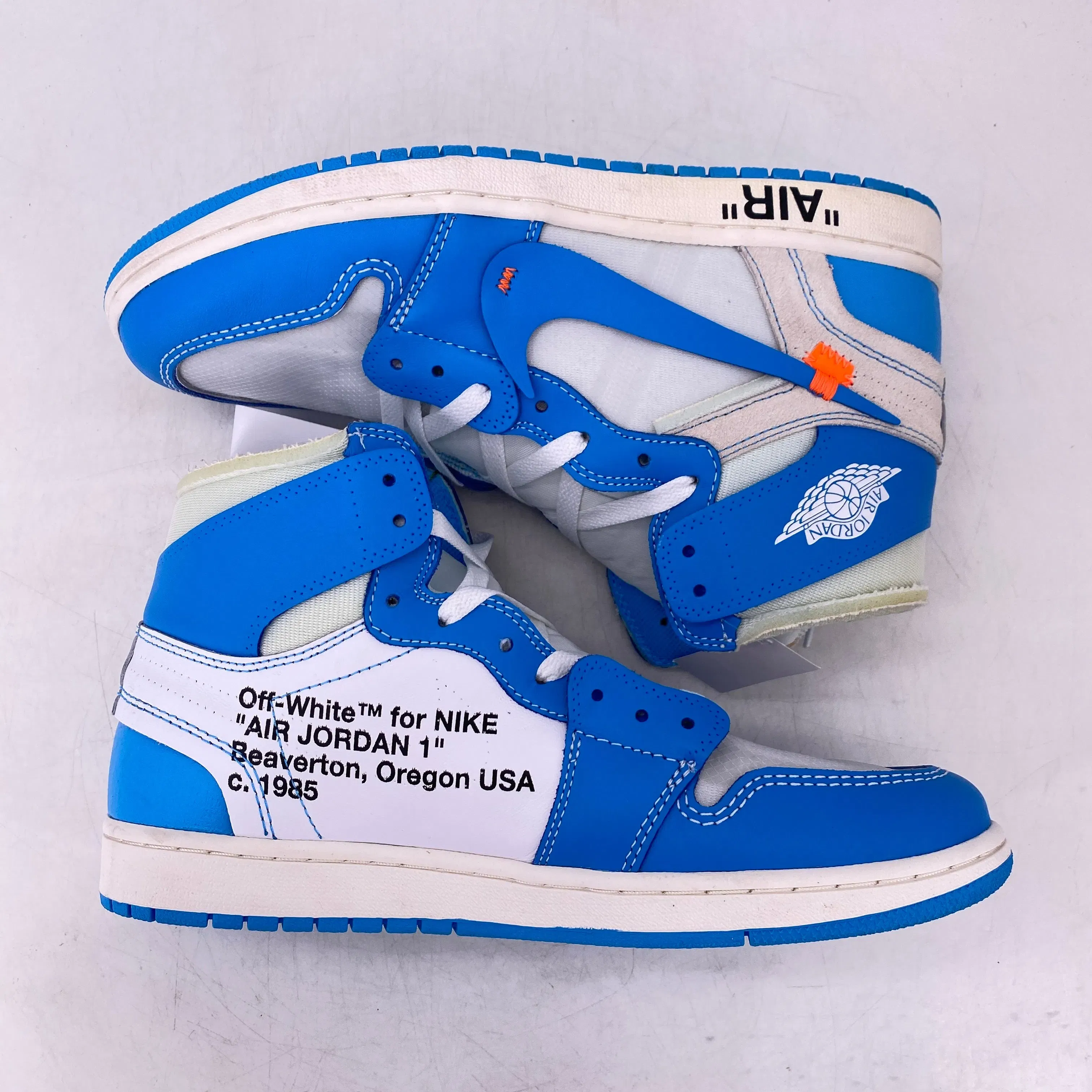 Air Jordan 1 Retro High OG "Off White Unc" 2018 New Size 10.5