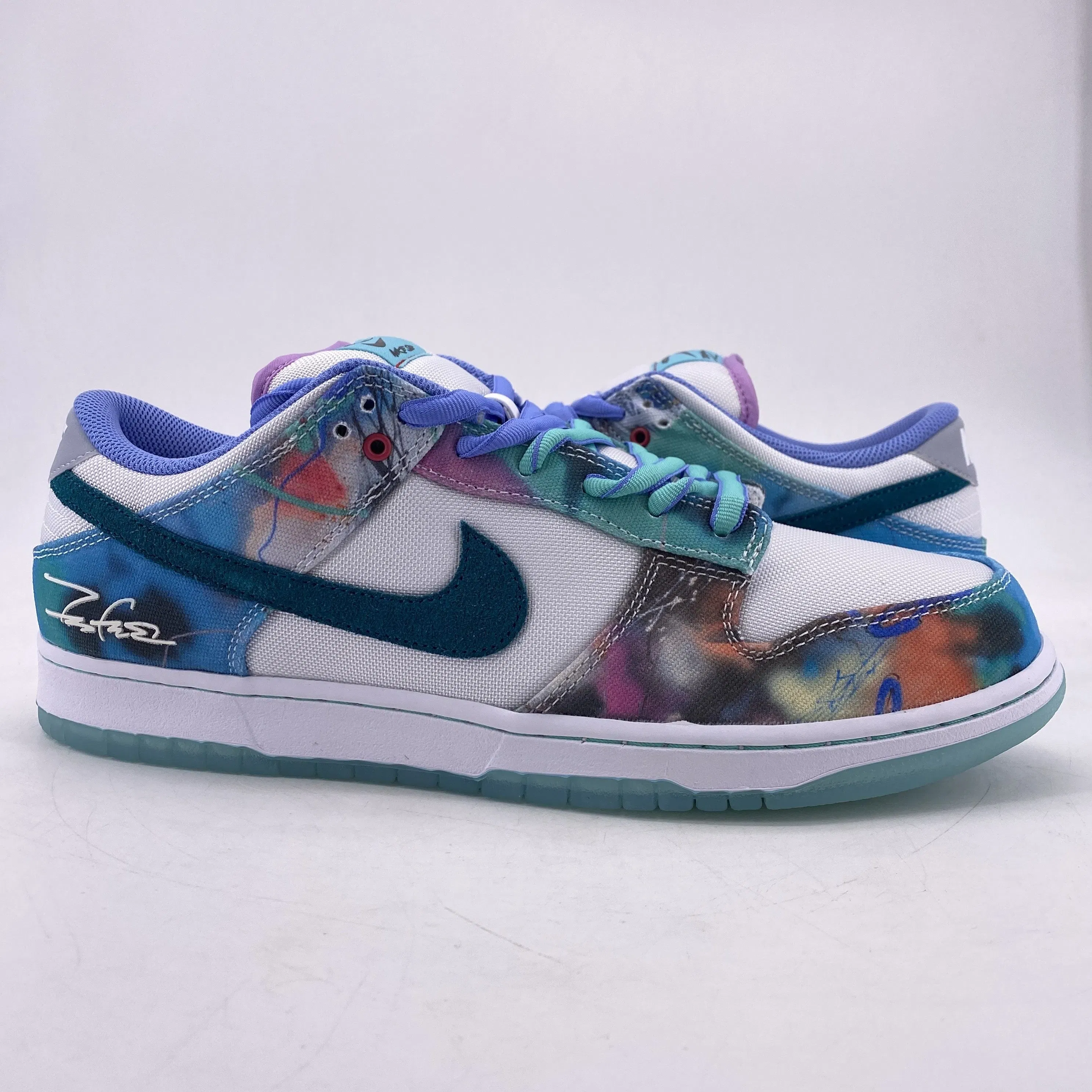 Nike SB Dunk Low "Futura Lab Bleached Aqua" 2024 New Size 13