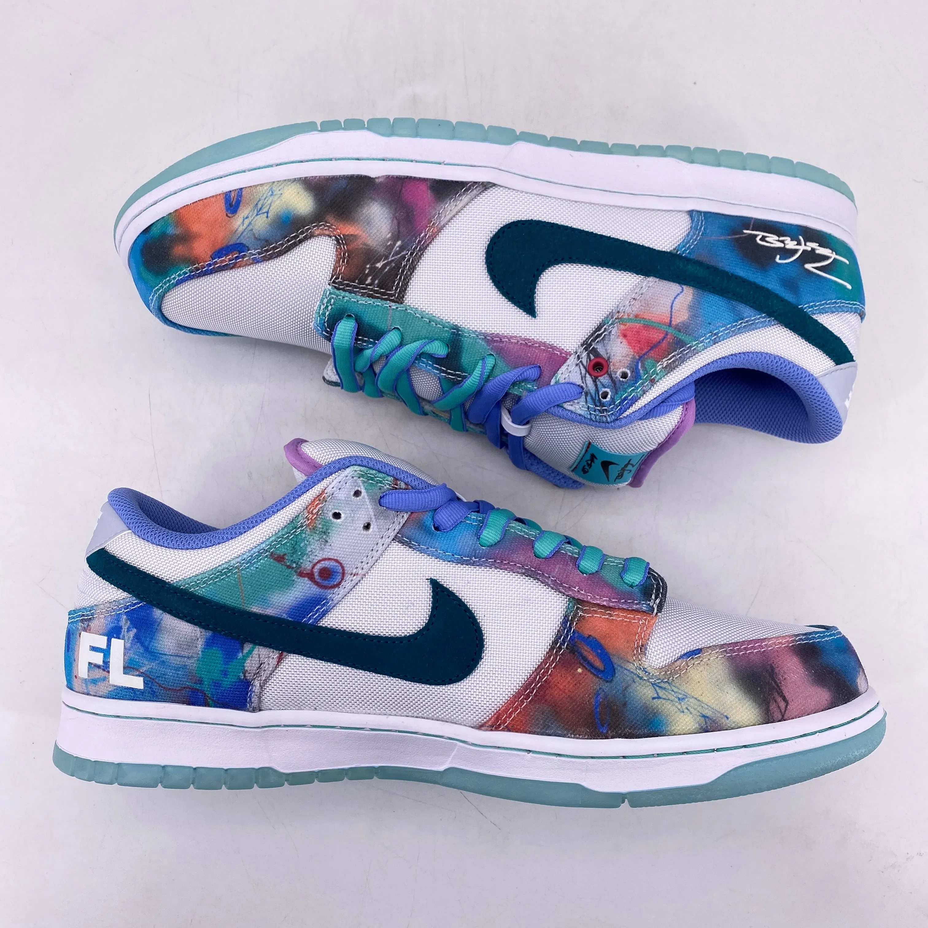 Nike SB Dunk Low "Futura Lab Bleached Aqua" 2024 New Size 13