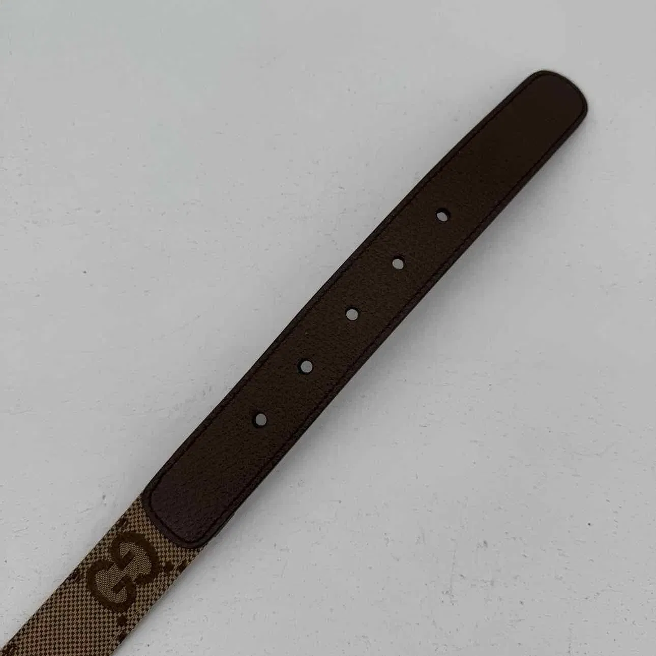 Gucci Belt "GG" New Brown Size 28W