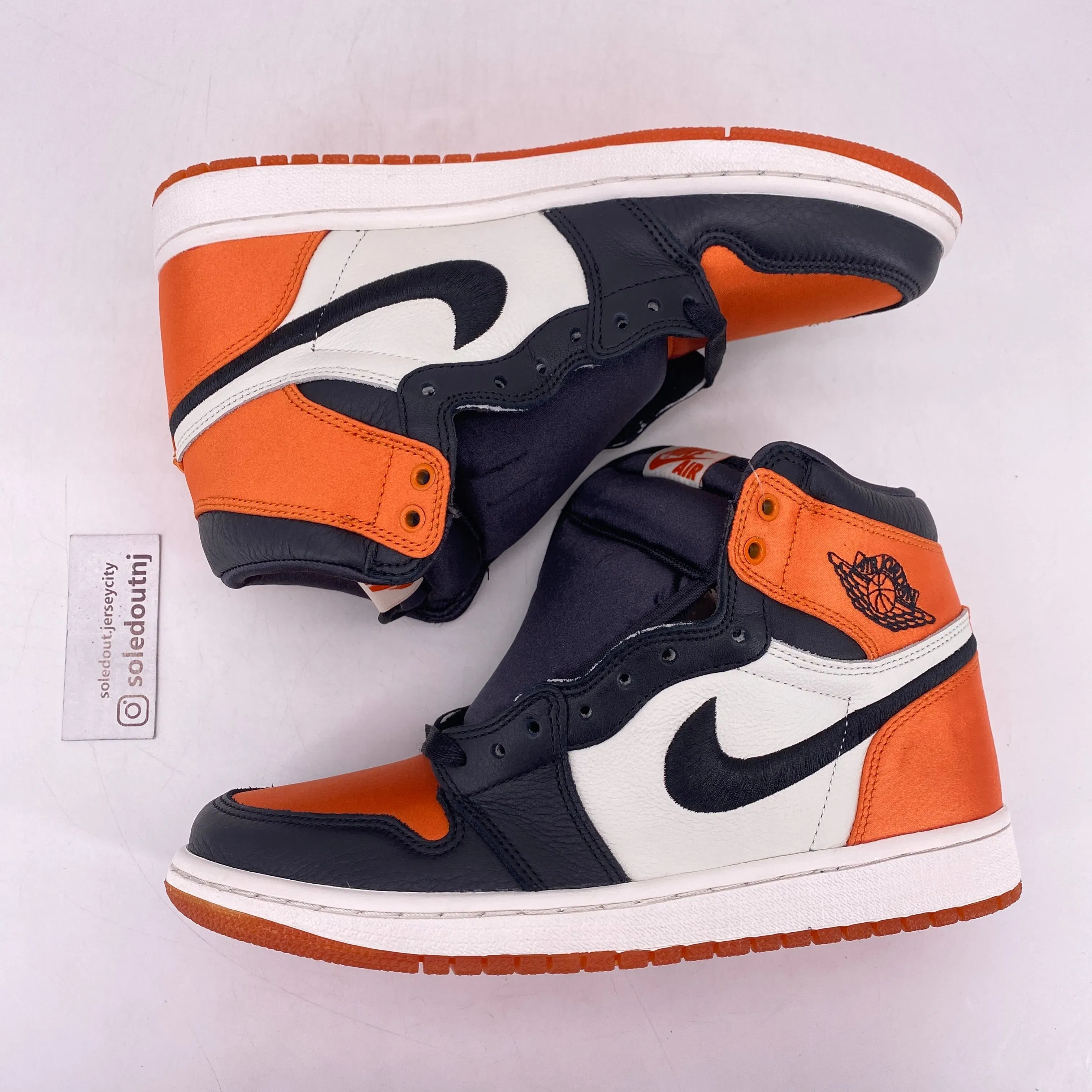 Air Jordan (W) 1 Retro High OG "Satin Sbb" 2018 New Size 8.5W
