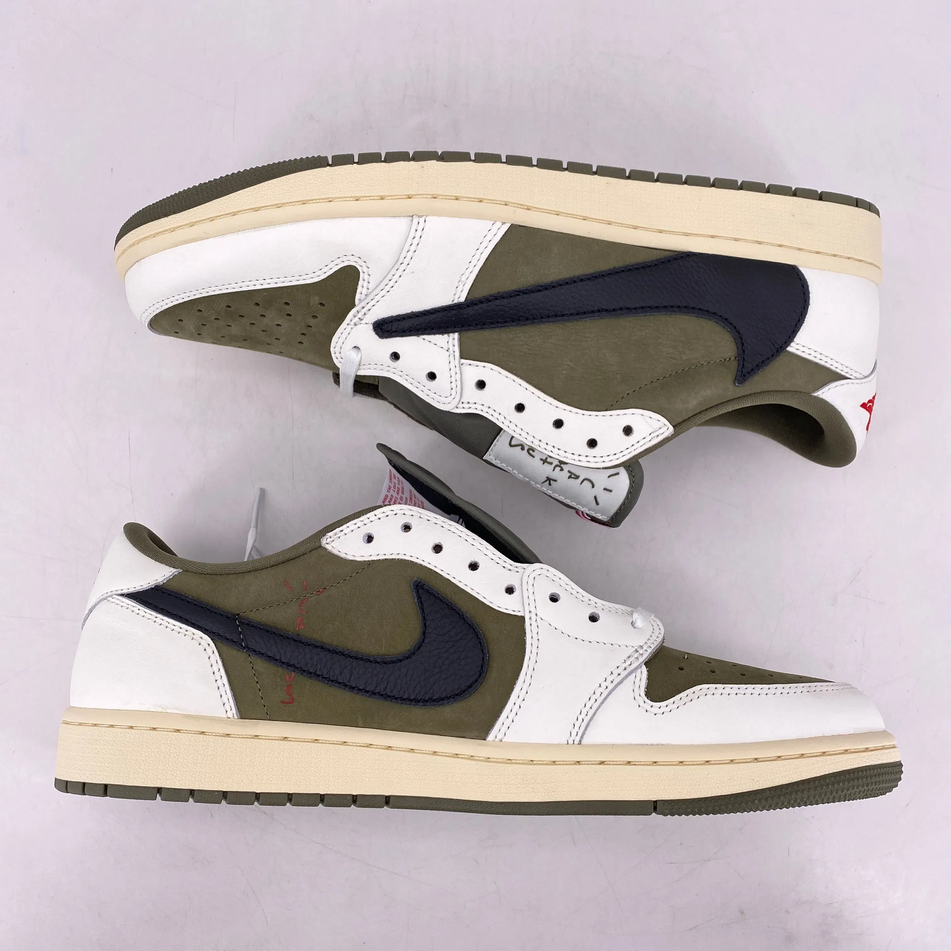Air Jordan 1 Low OG SP "Travis Scott Medium Olive" 2024 New Size 12.5