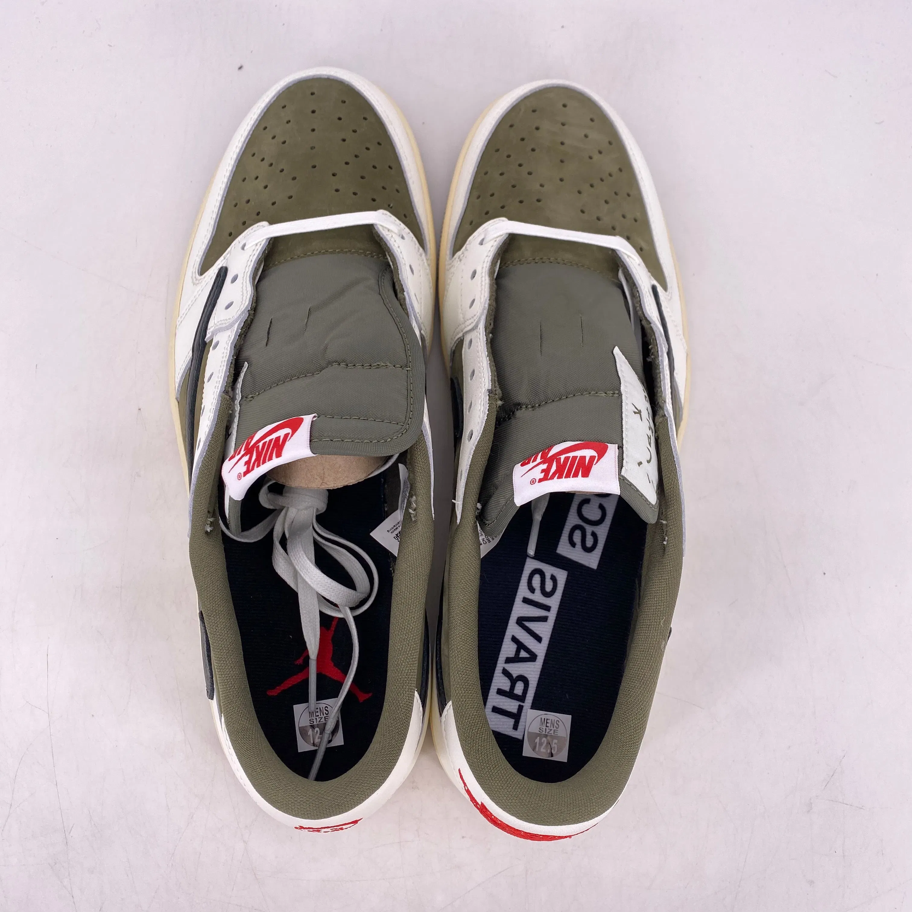 Air Jordan 1 Low OG SP "Travis Scott Medium Olive" 2024 New Size 12.5
