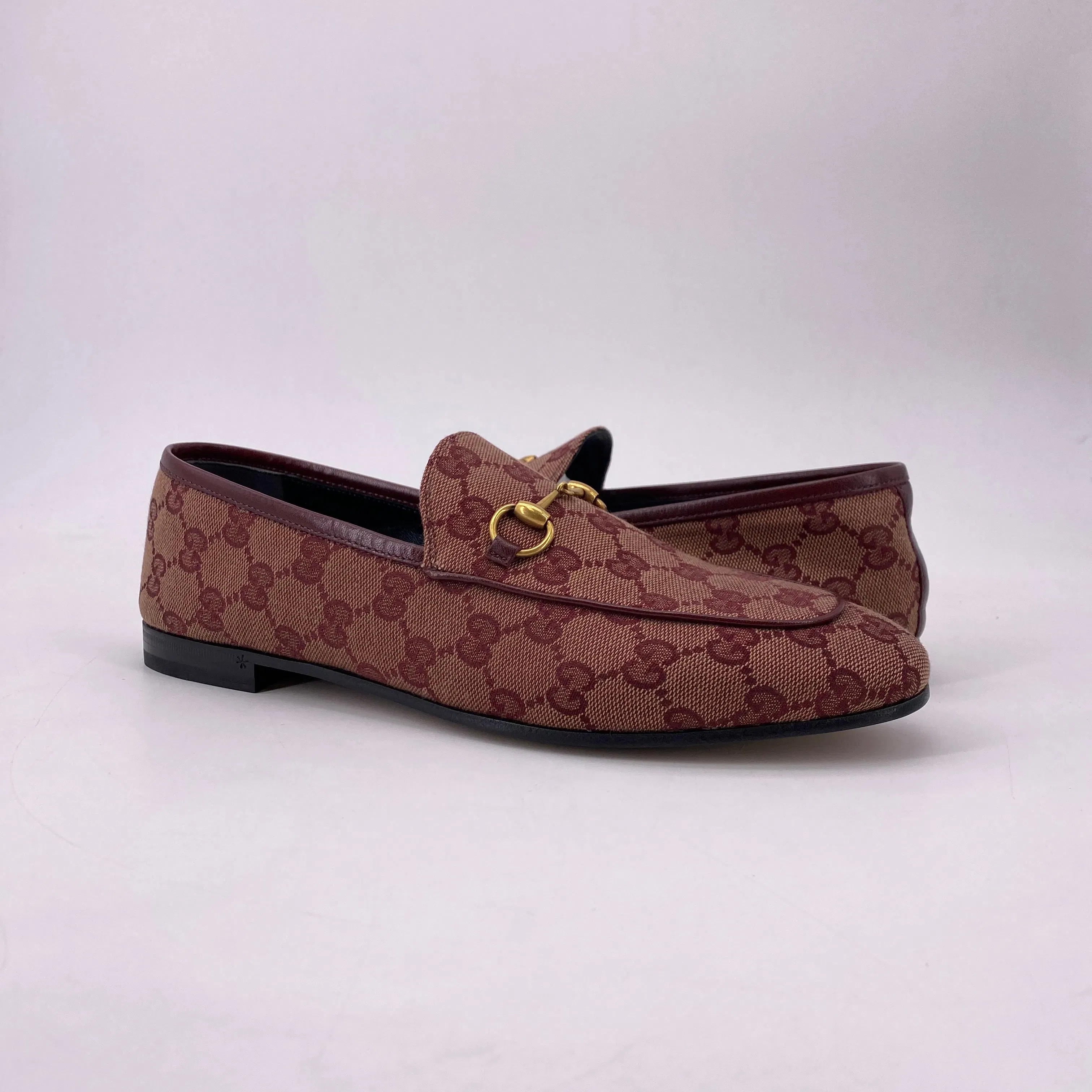 Gucci Loafer "Monogram" New (Cond) Size 39.5W