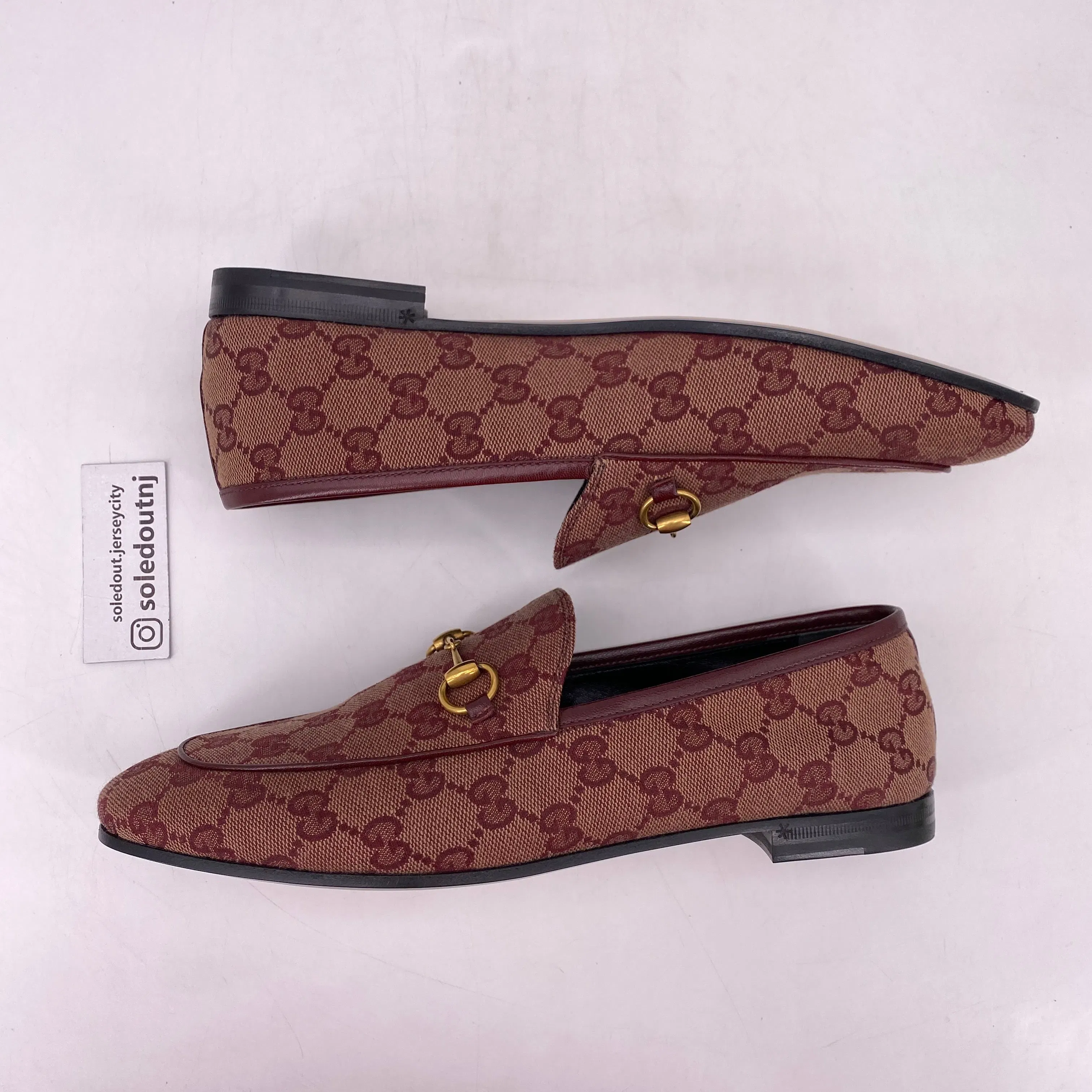 Gucci Loafer "Monogram" New (Cond) Size 39.5W