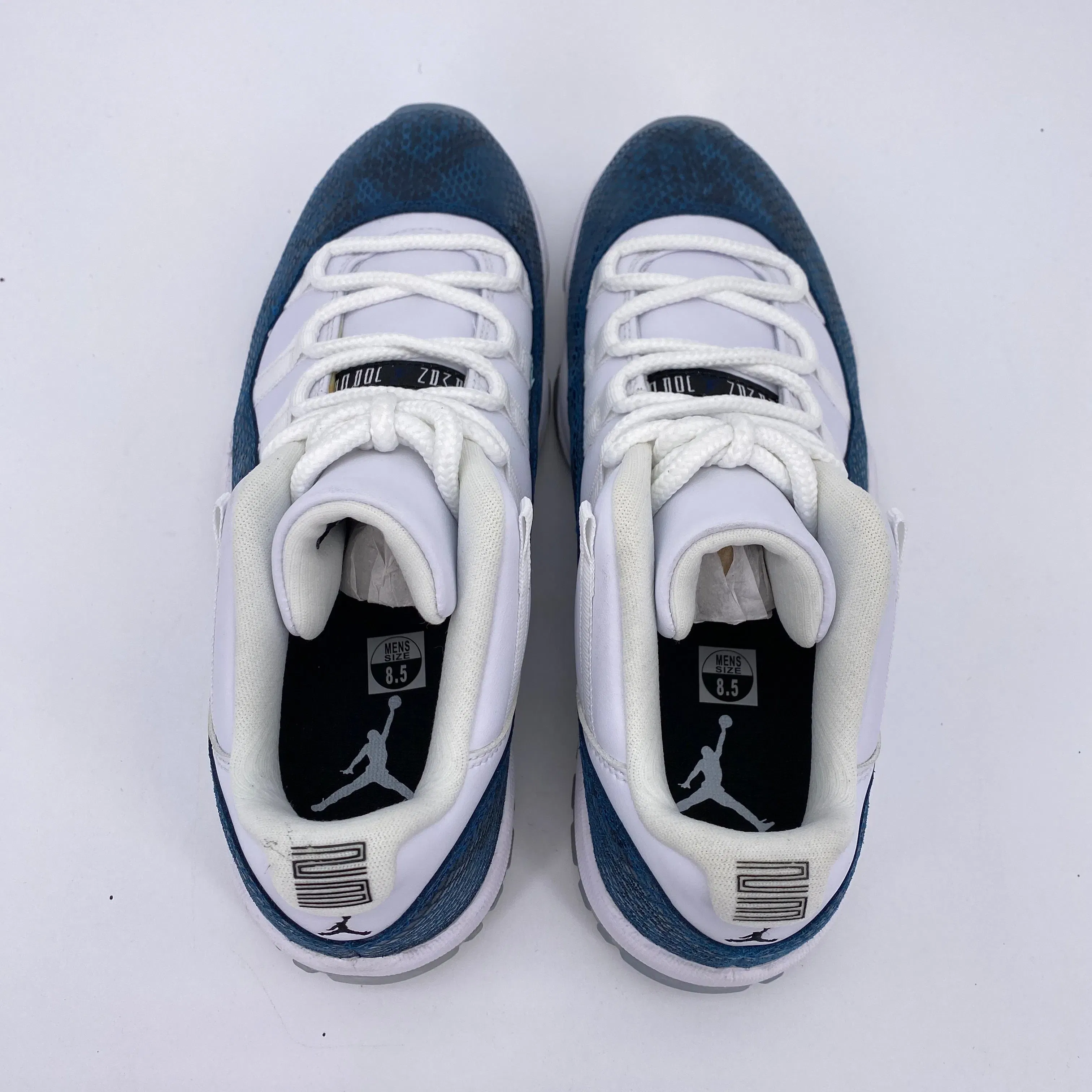 Air Jordan 11 Retro Low "Snake Navy" 2019 New Size 8.5