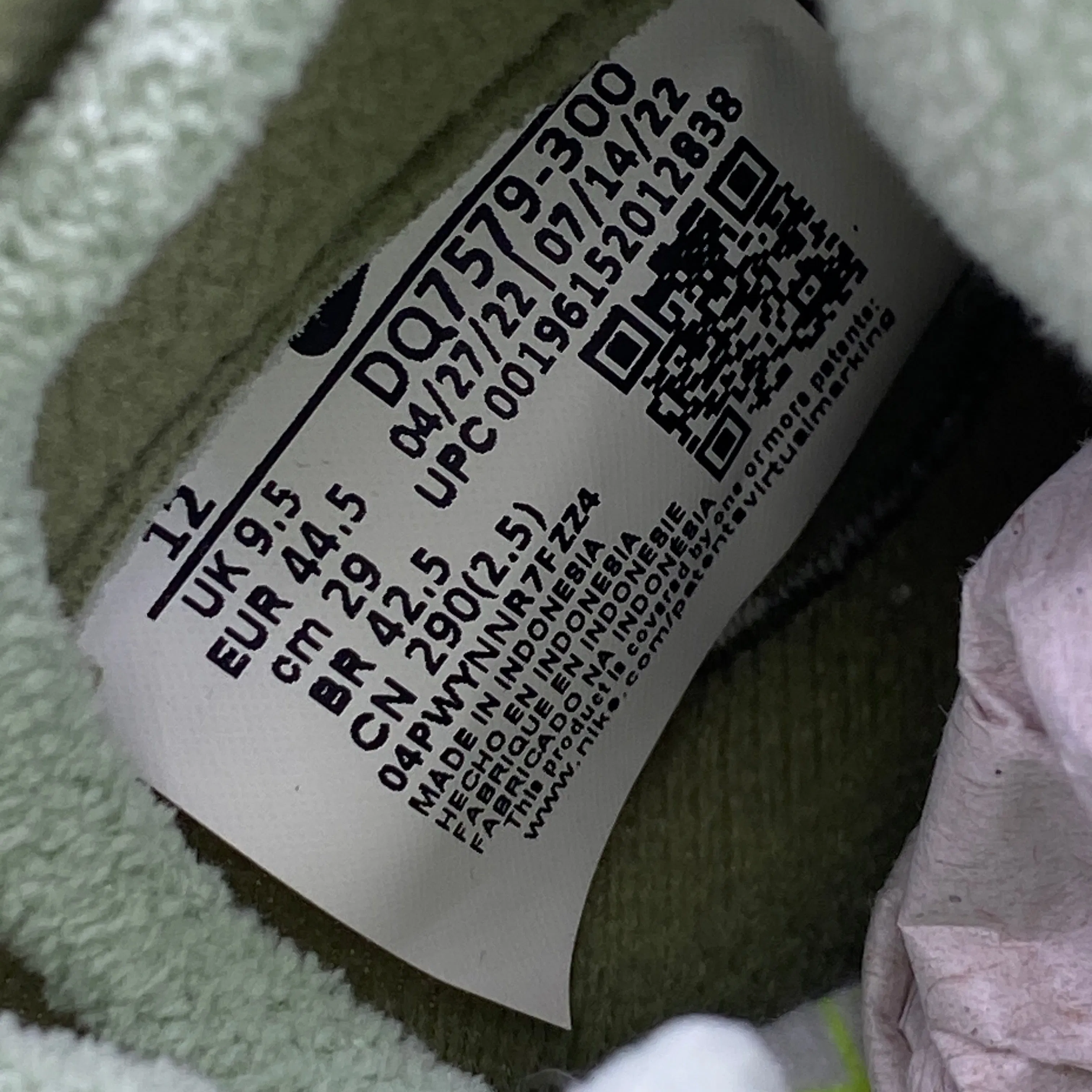 Nike (W) Dunk Low SE "Fleece Pack Honeydew" 2022 New Size 12W
