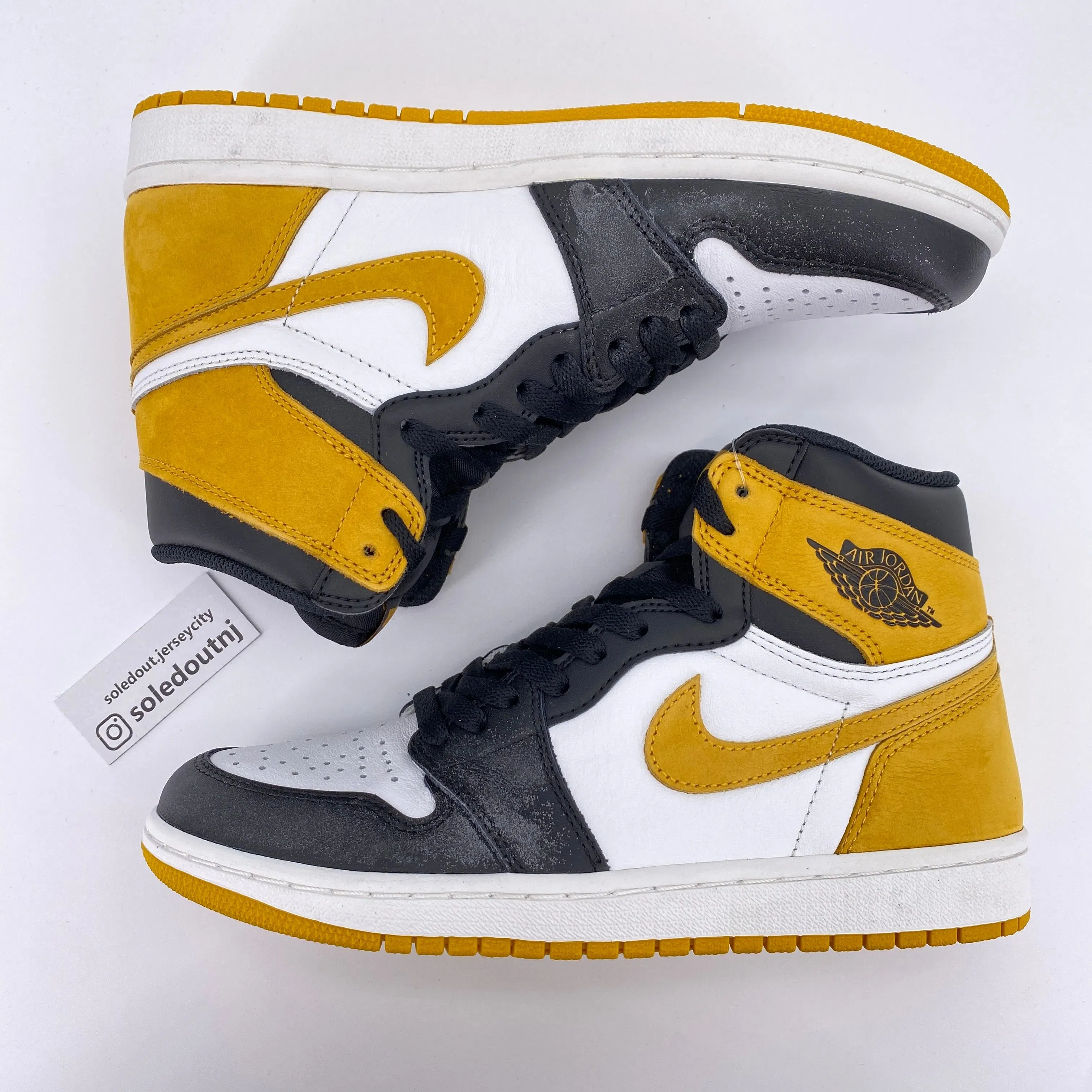 Air Jordan 1 Retro High OG "Yellow Ochre" 2018 New Size 7.5
