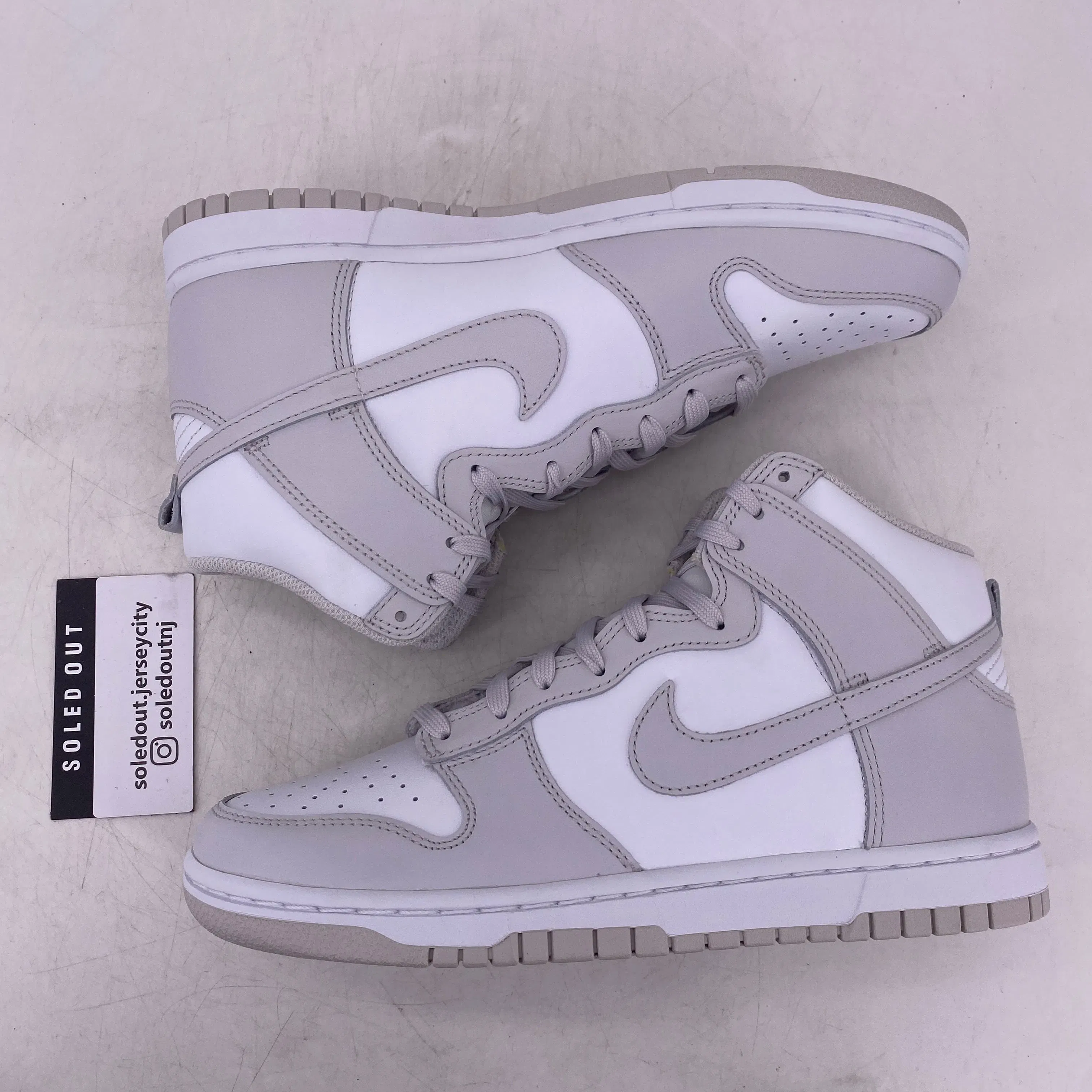 Nike Dunk High Retro "Vast Grey" 2021 New Size 8.5