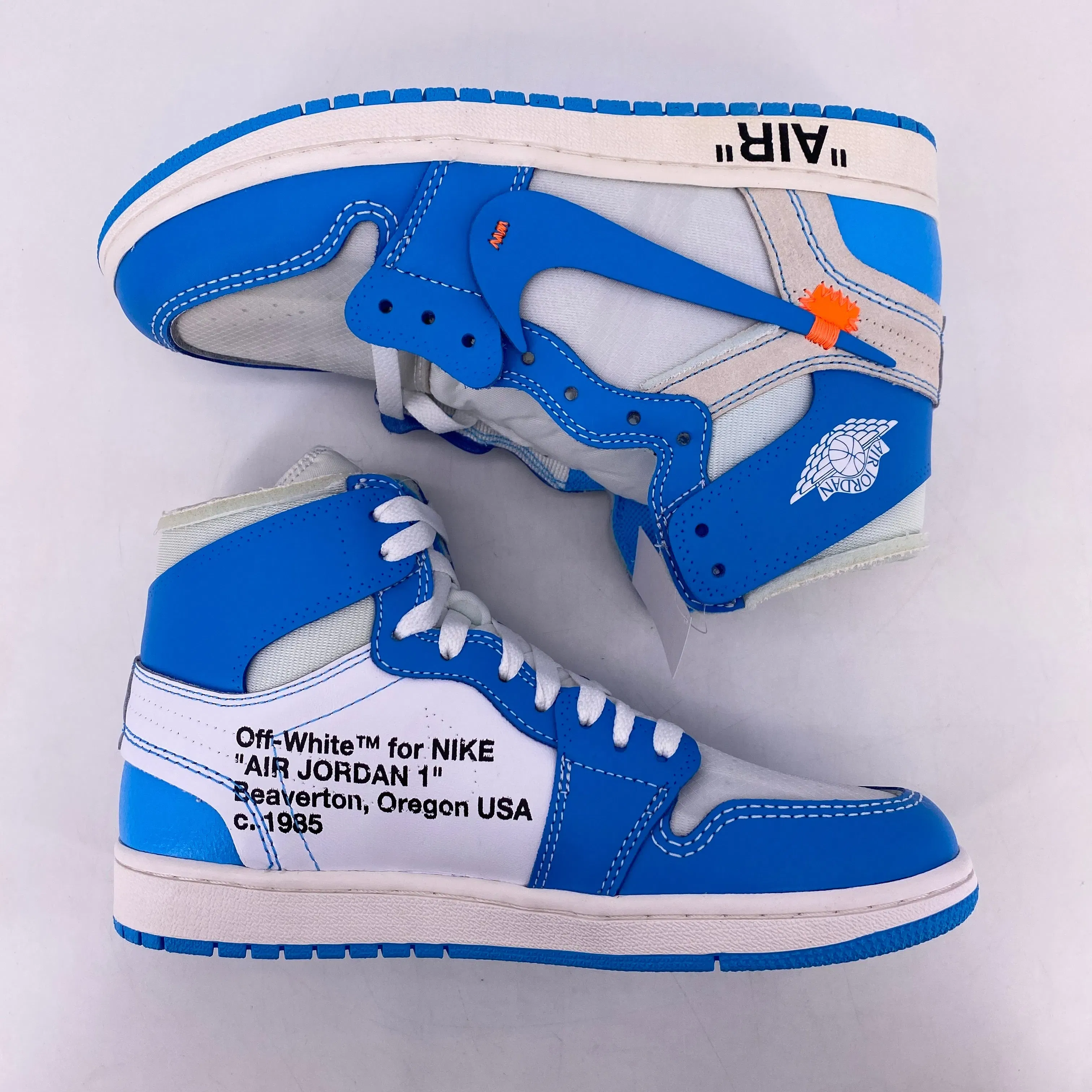 Air Jordan 1 Retro High OG "Off White Unc" 2018 New (Cond) Size 7