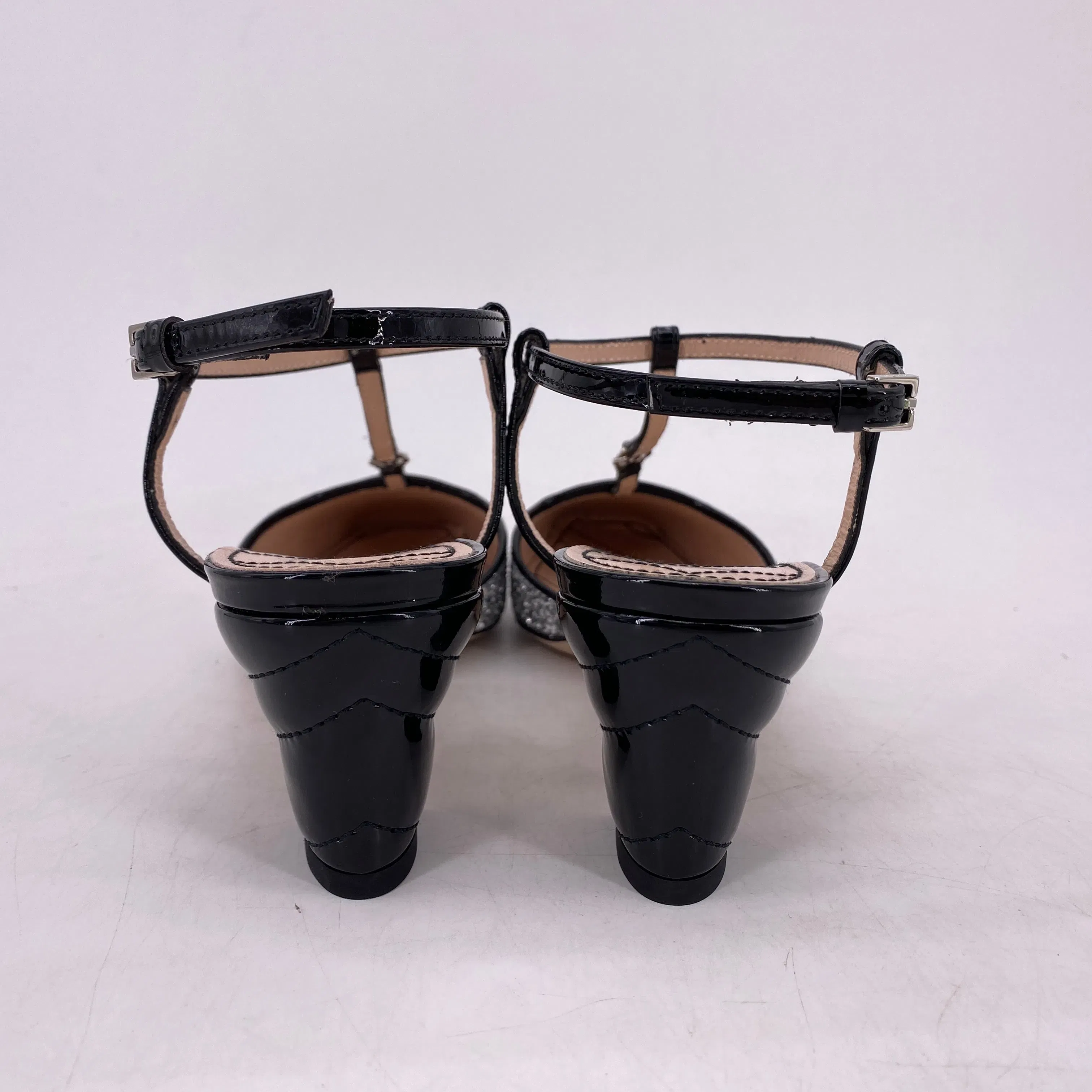 Gucci Heels "Marmont Glitter Patent" New Size 36.5