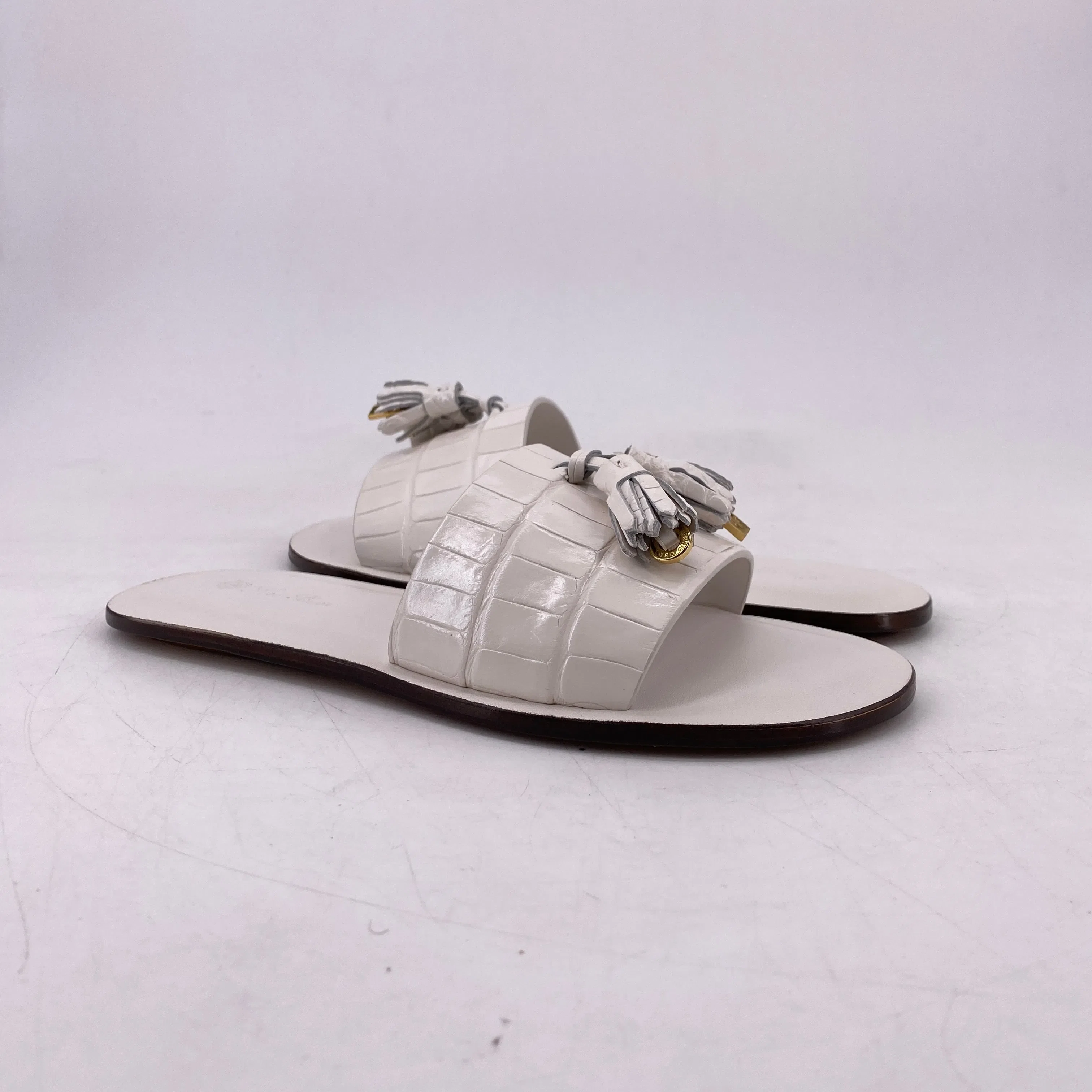 Loro Piana Slide "Tassels Charms" New Size 36W