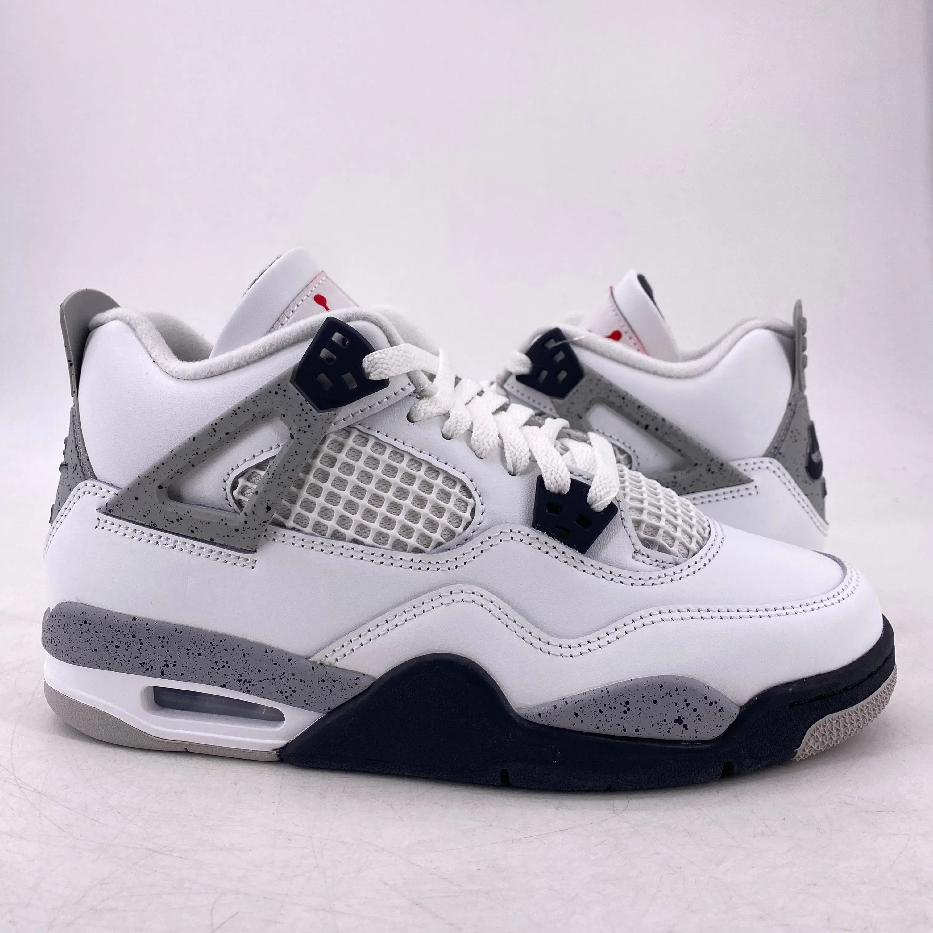 Air Jordan (GS) 4 Retro "White Cement" 2025 New Size 7Y