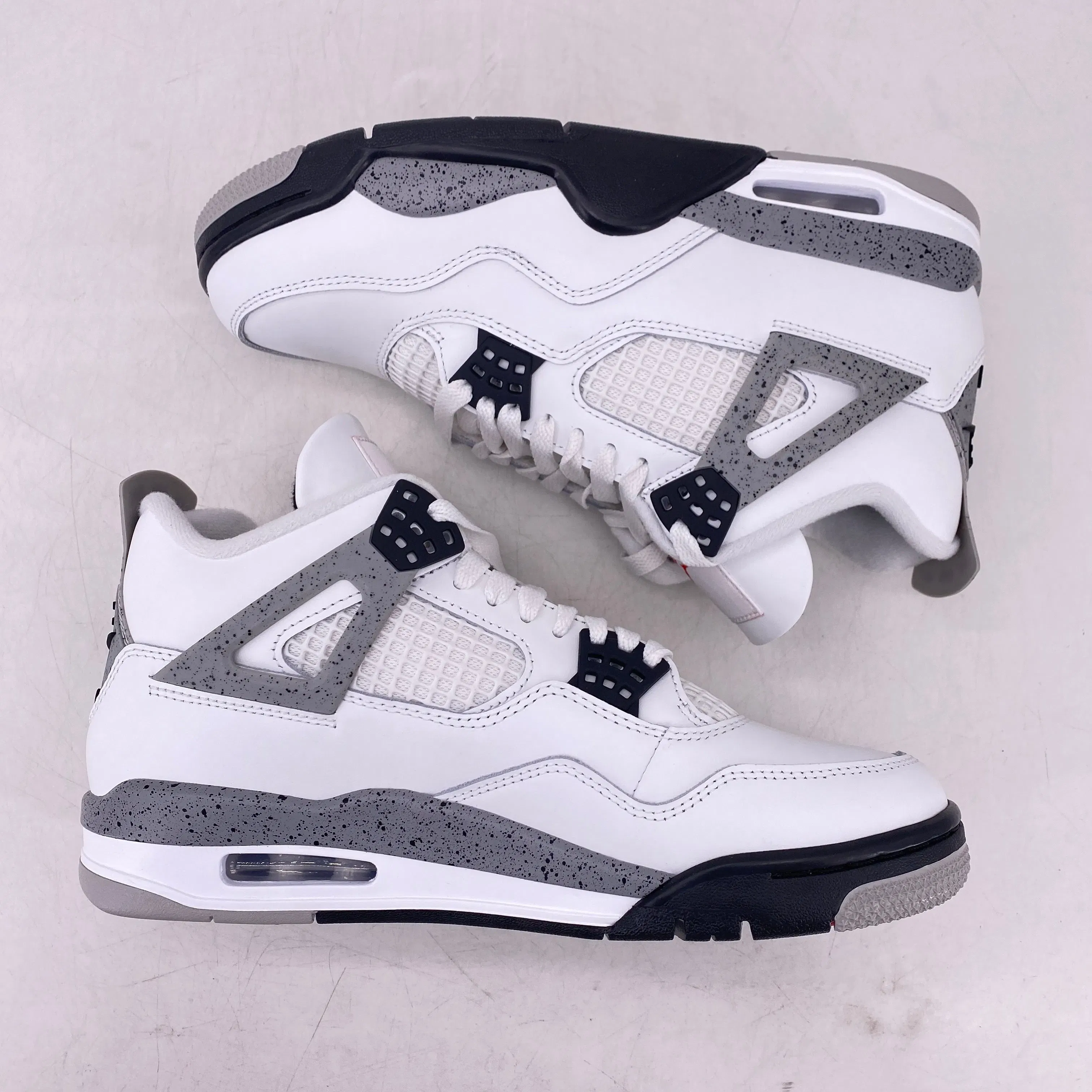 Air Jordan 4 Retro "White Cement" 2025 New Size 8