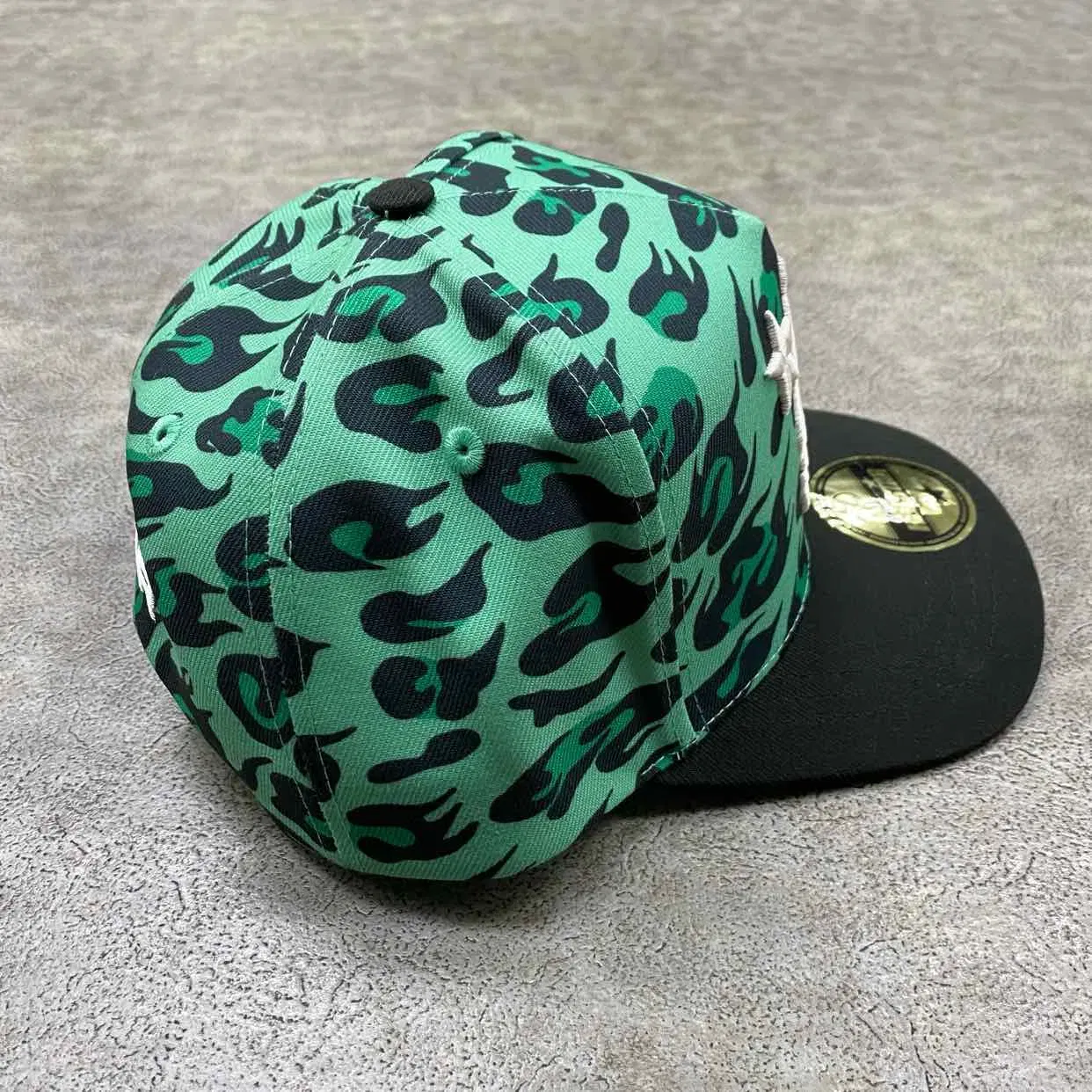 Hellstar Snapback "CHEETAH" New Green Size OS