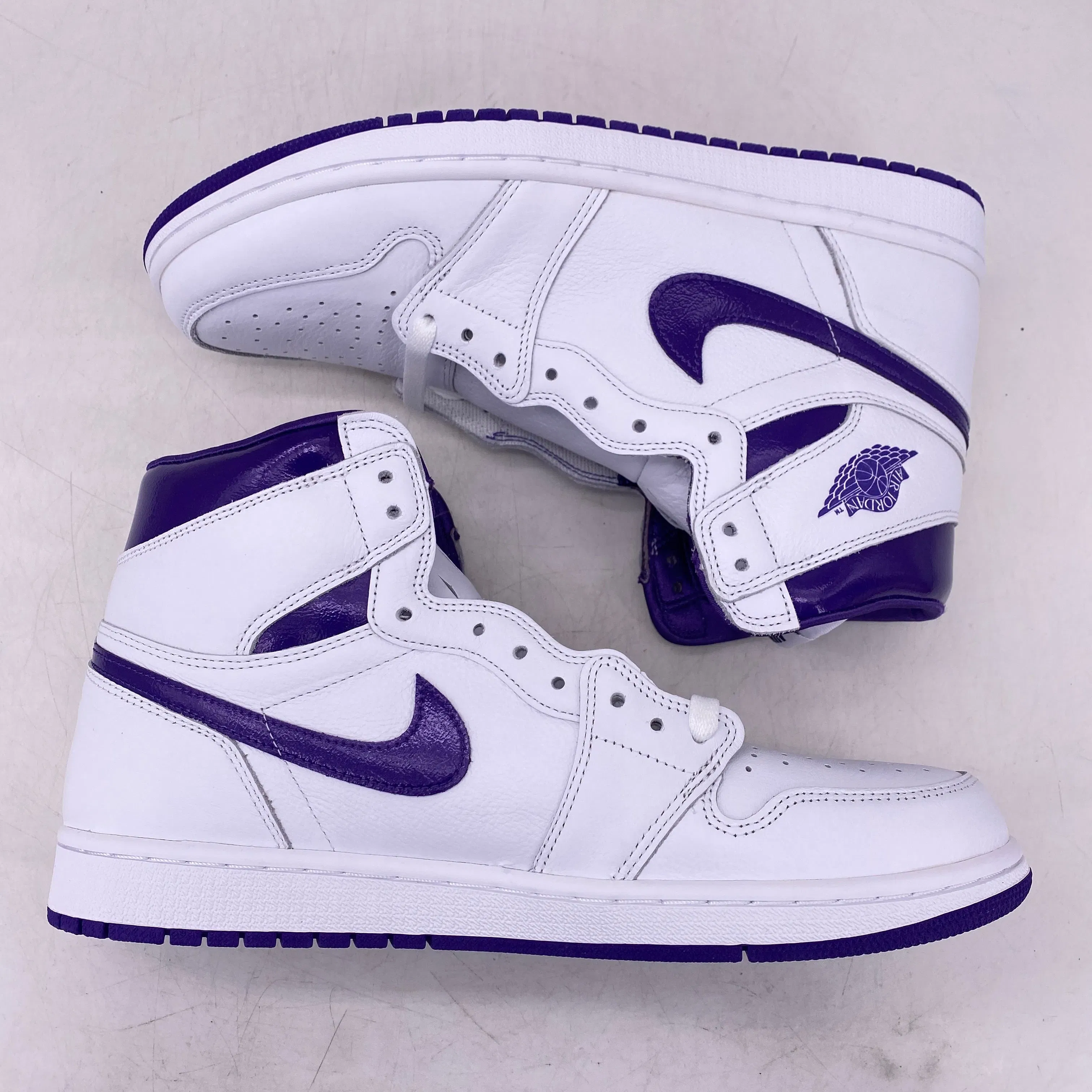 Air Jordan (W) 1 Retro High OG "Court Purple" 2021 New Size 12W