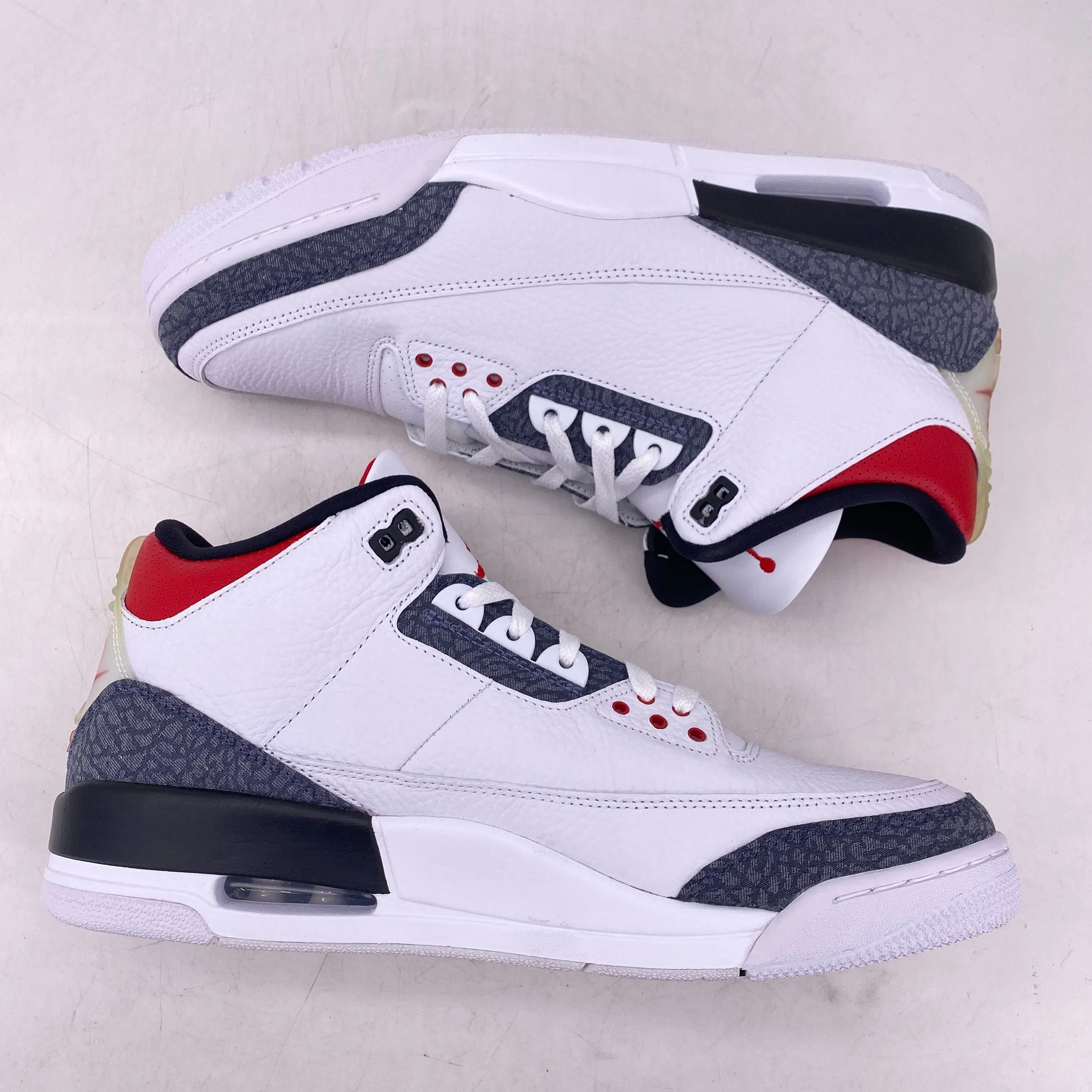 Air Jordan 3 Retro "Fire Red Denim" 2020 New Size 13