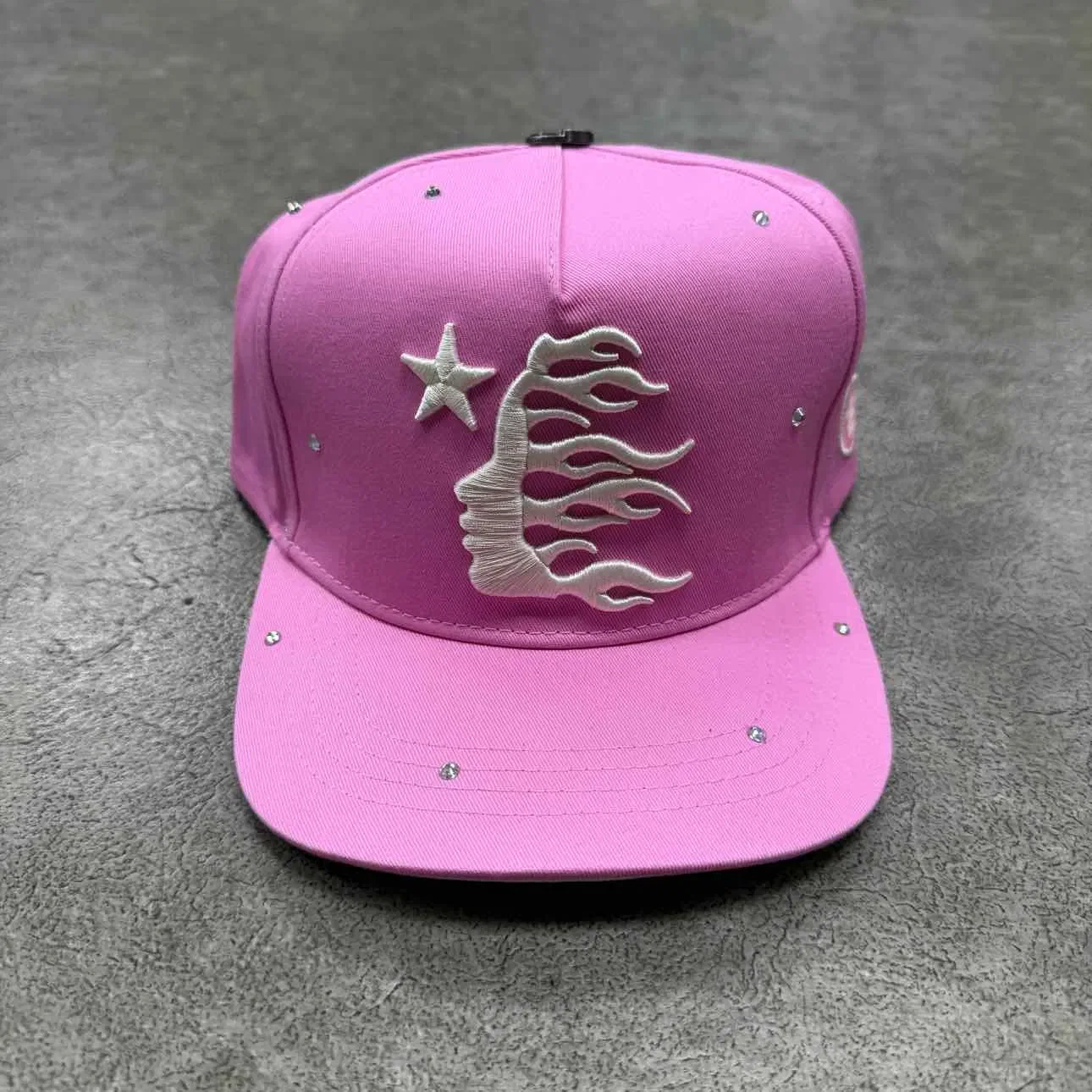 Hellstar Snapback "RHINESTONE" New Pink Size OS