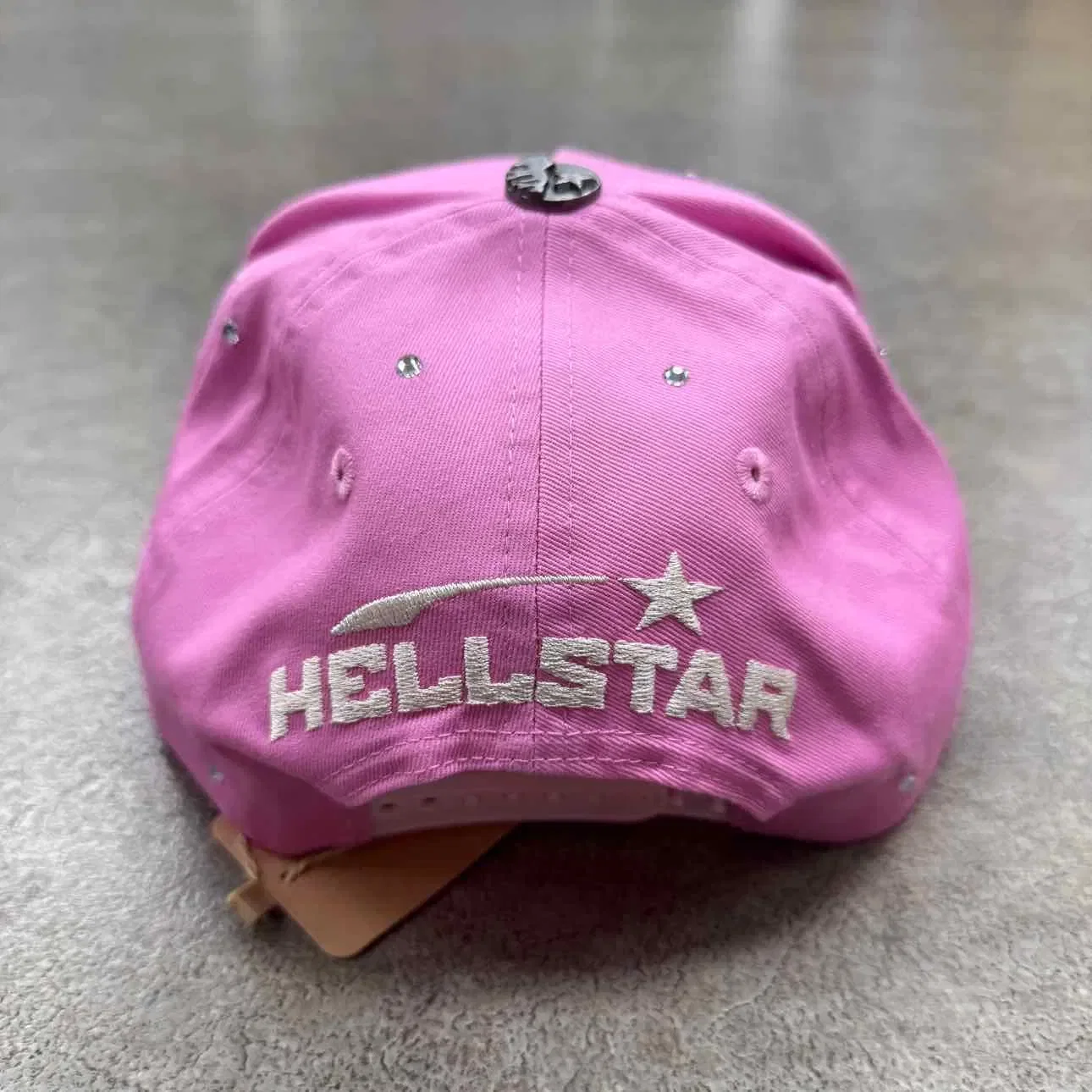 Hellstar Snapback "RHINESTONE" New Pink Size OS