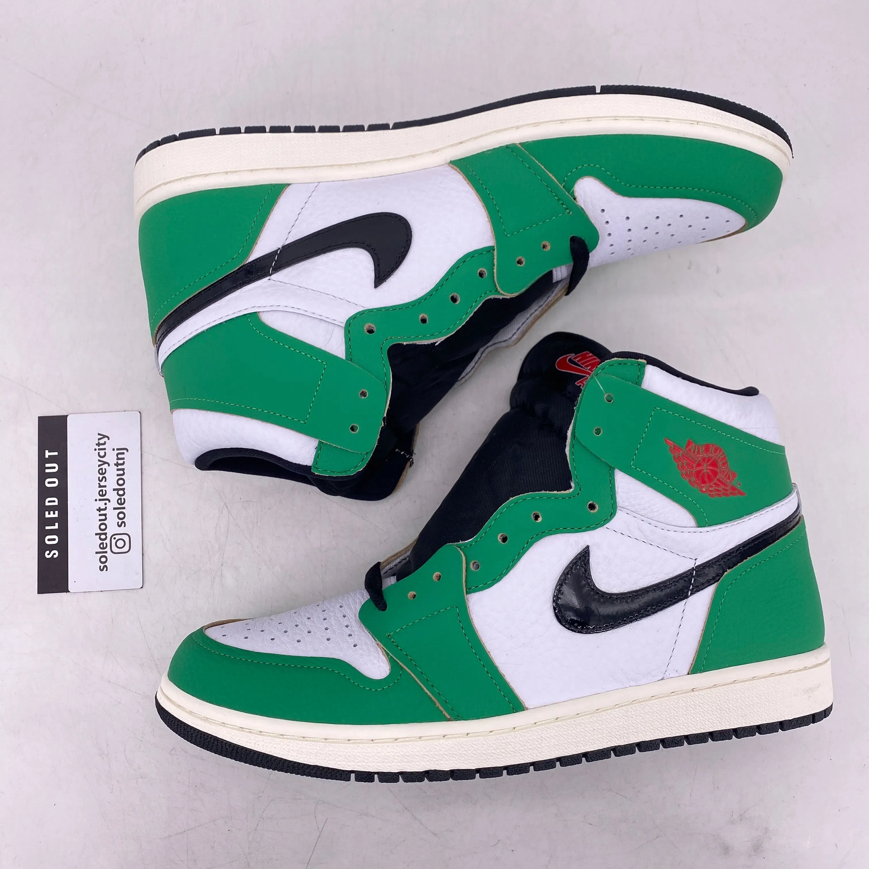 Air Jordan (W) 1 Retro High OG "Lucky Green" 2020 New Size 12W